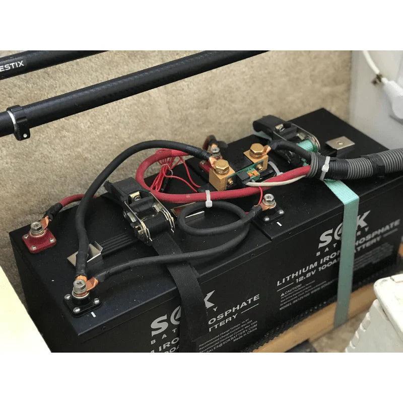 SOK Battery 24V 100Ah LiFePO4 Battery | 2,560wH / 2.56kWh Lithium Solar Battery - Image 4