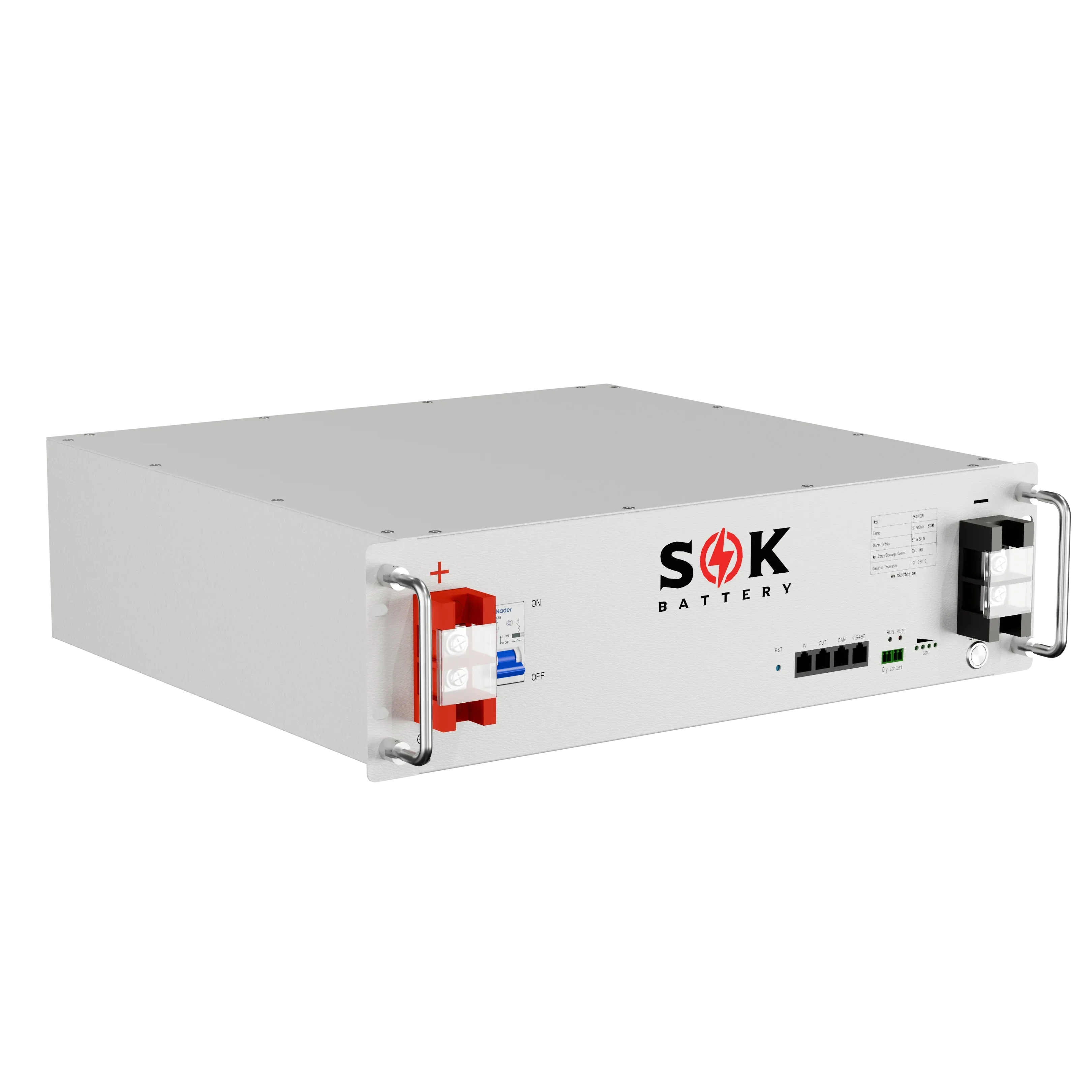 SOK Battery SK48V100N 48V100Ah Server Rack LiFePO4 Battery – Pre-Order (SC) - Image 2