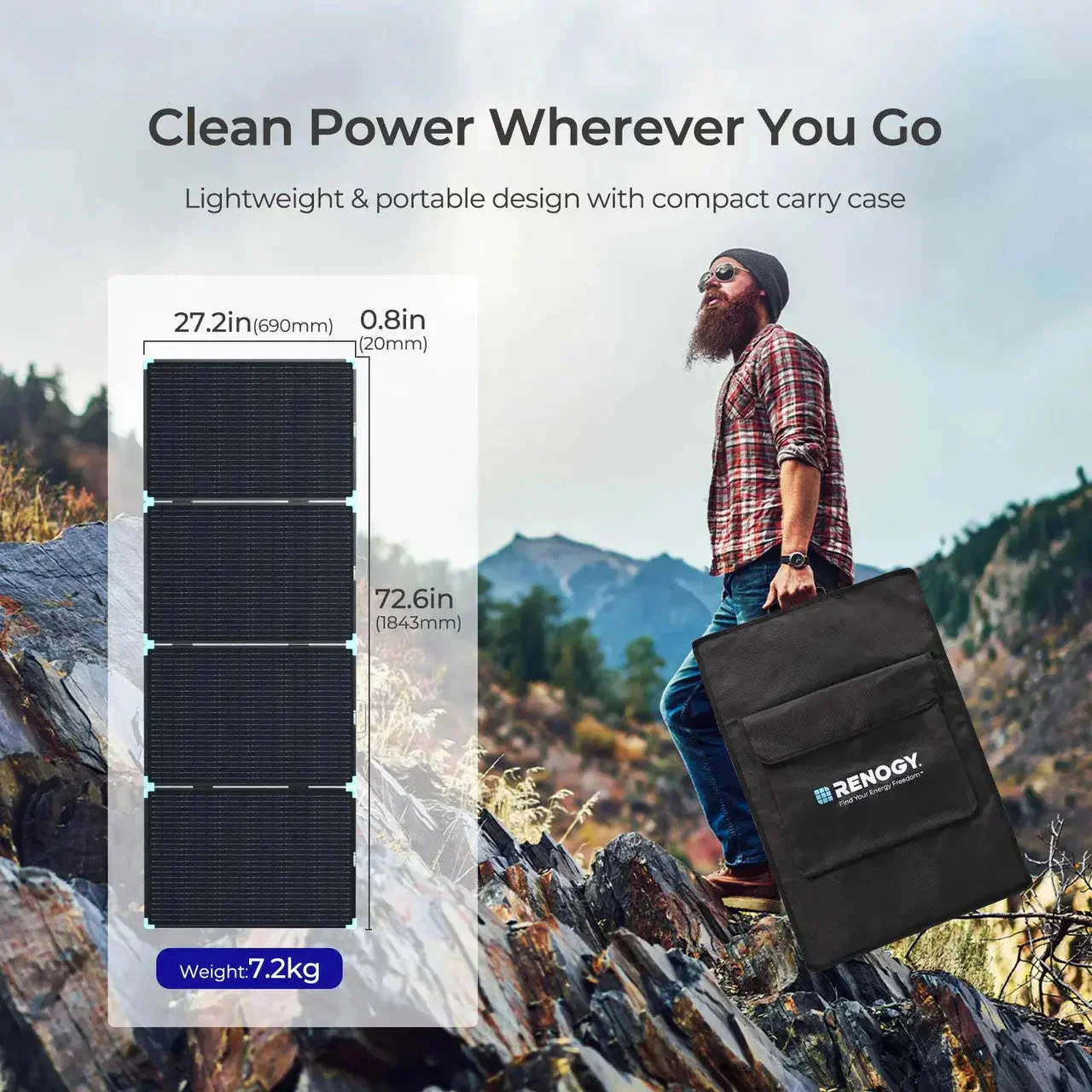 Solar Suitcase 220W Lightweight Portable Solar Panel - Image 8