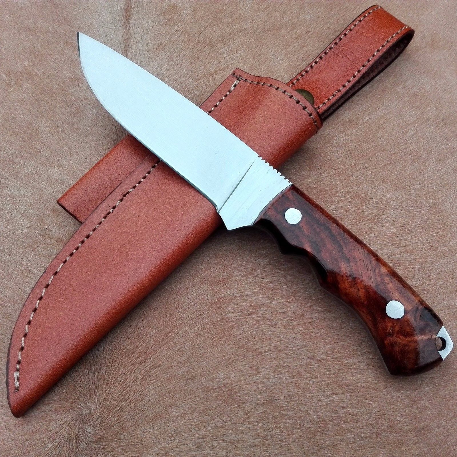 stainless steel handmade hunting/skinning knife - Image 2