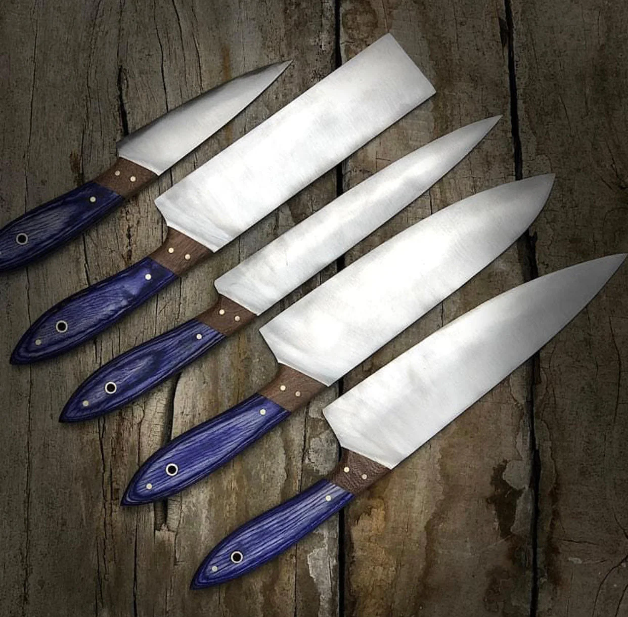 Stainless Steel Kitchen Knives Set - Image 2