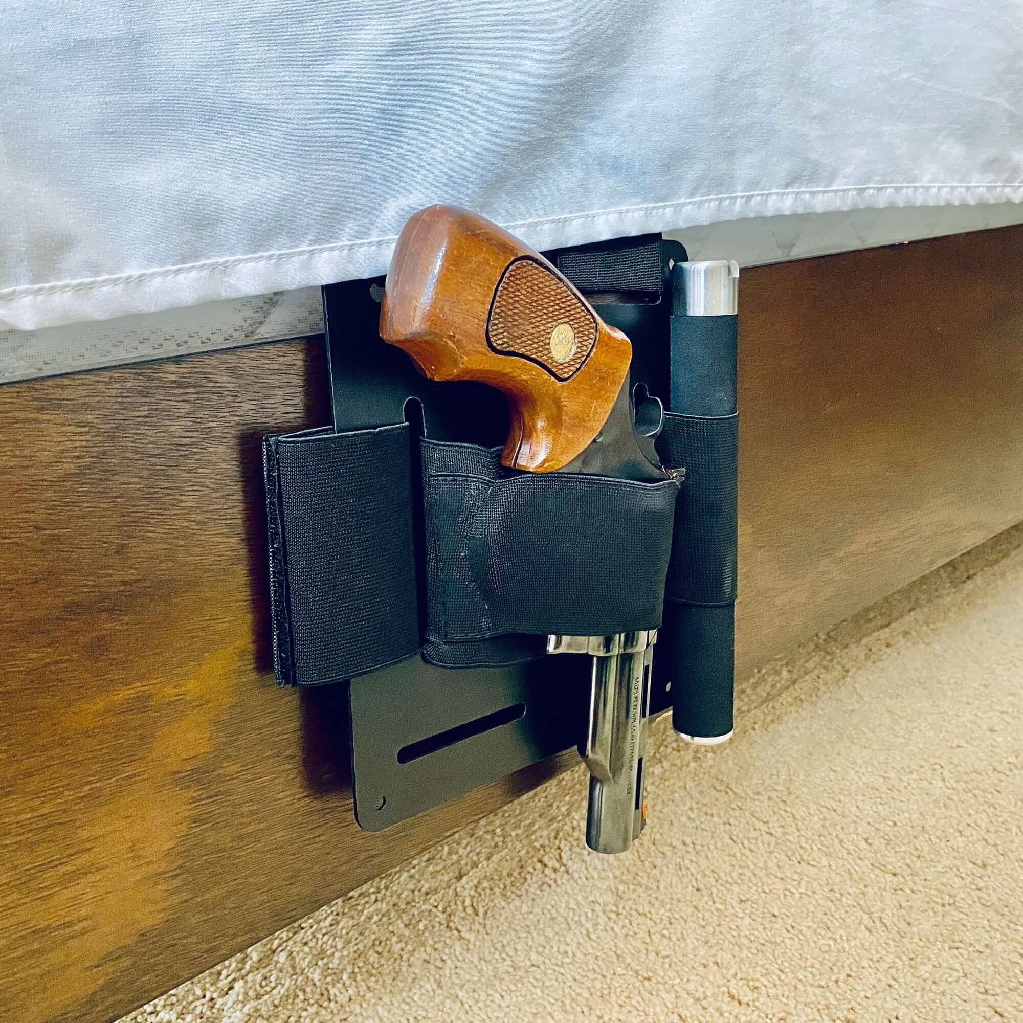 Stinger Bedside Holster, Mattress Holster, Bed Holster, Bedside Gun Holster (Black) - Image 2