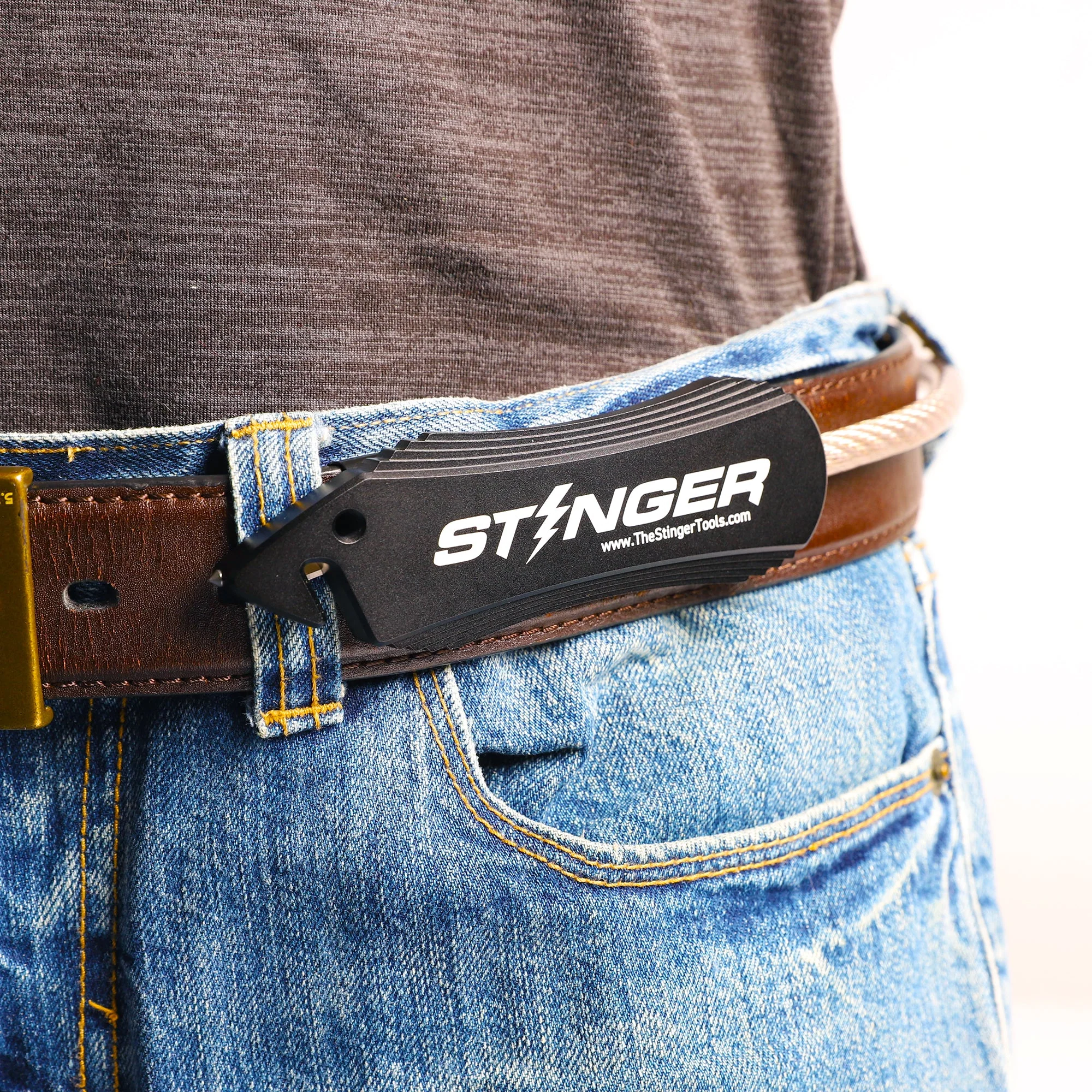 Stinger Concealed Carry Whip System: Car Emergency Tool with Seat Belt Cutter and Window Breaker - Image 9