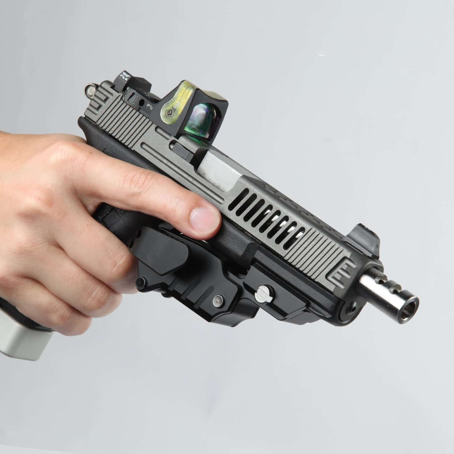 Stinger Concealment System: Trigger Guard Protection Cover, Belt Clip Minimalist Holster (Aluminum Body) - Image 12