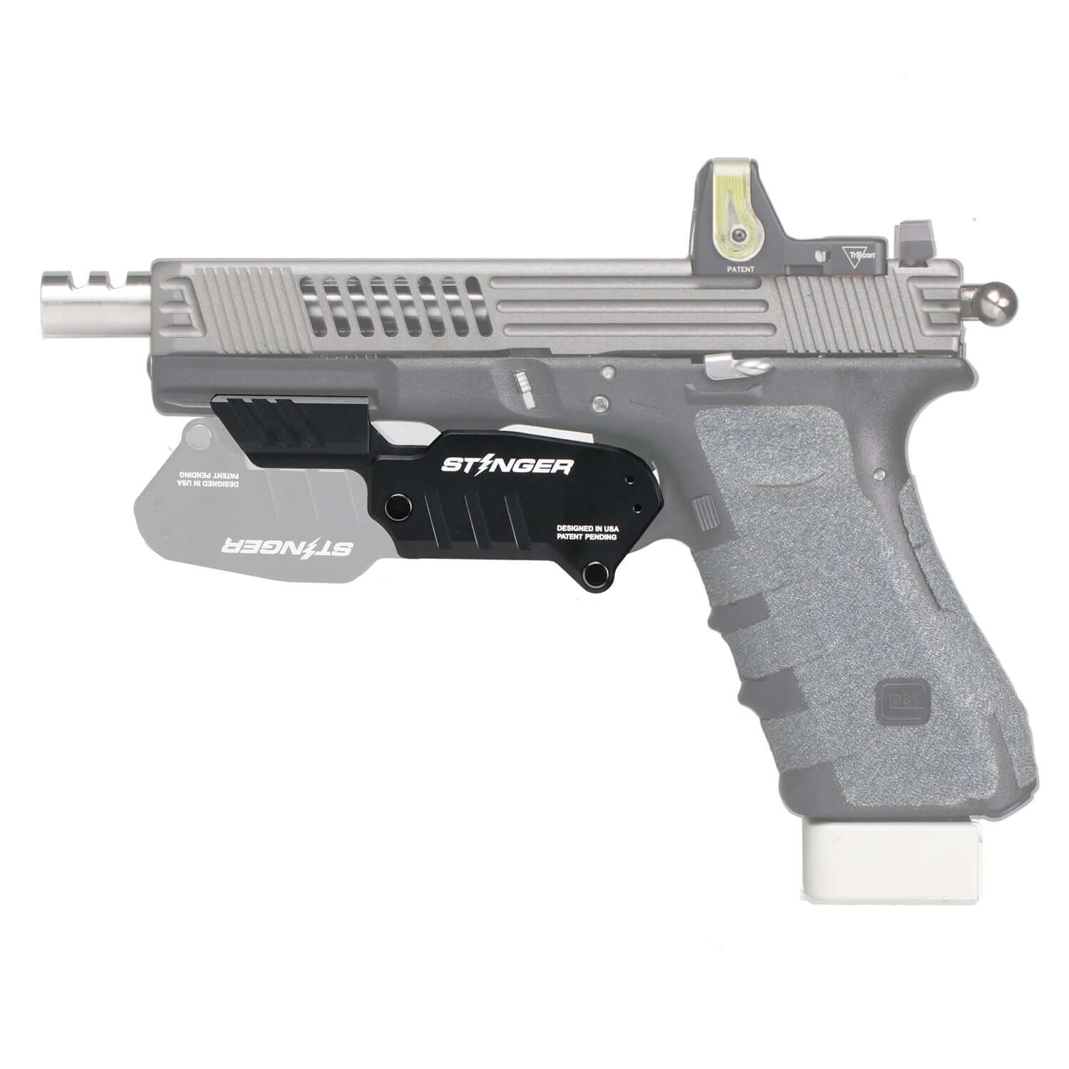 Stinger Concealment System: Trigger Guard Protection Cover, Belt Clip Minimalist Holster (Aluminum Body) - Image 3