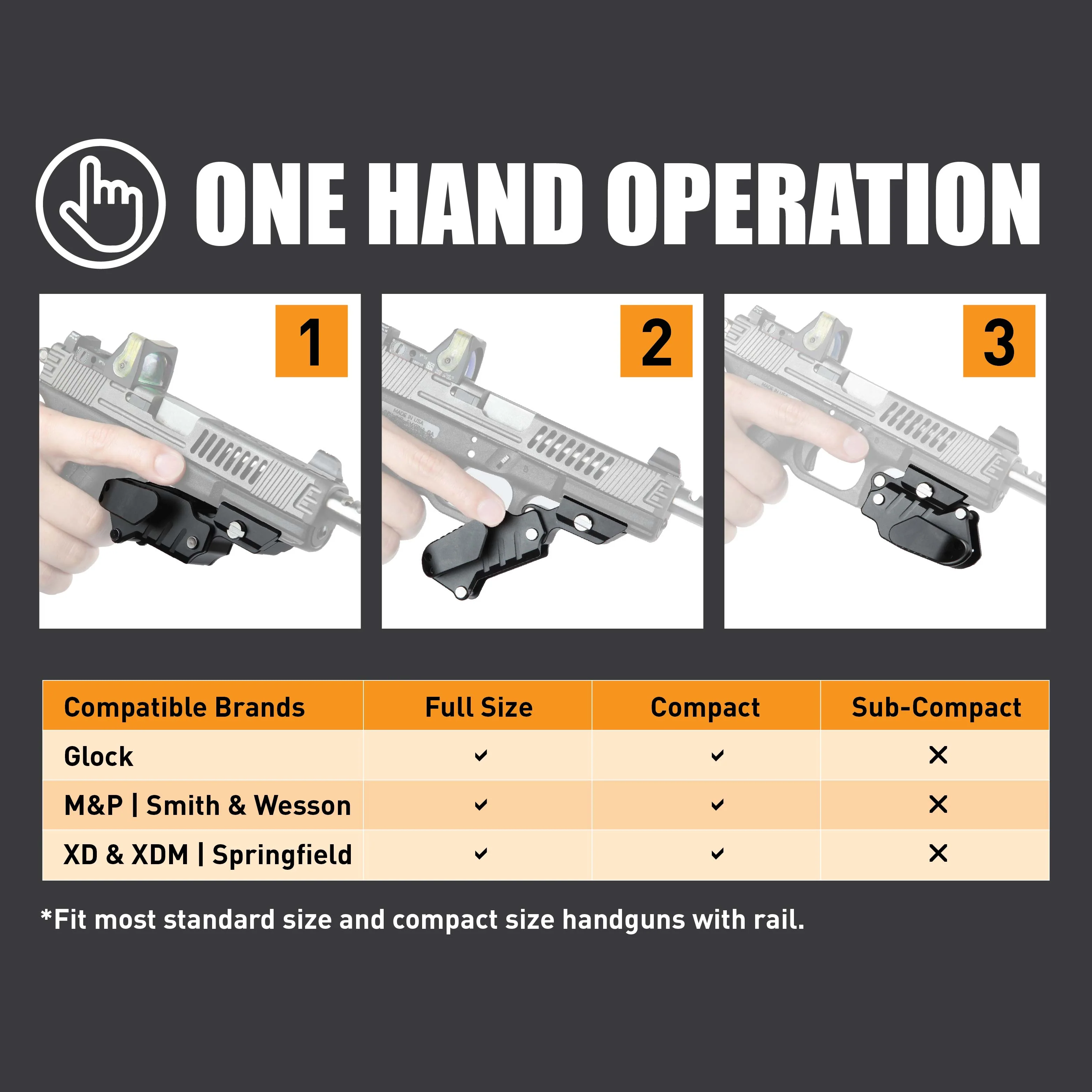 Stinger Concealment System: Trigger Guard Protection Cover, Belt Clip Minimalist Holster (Aluminum Body) - Image 4