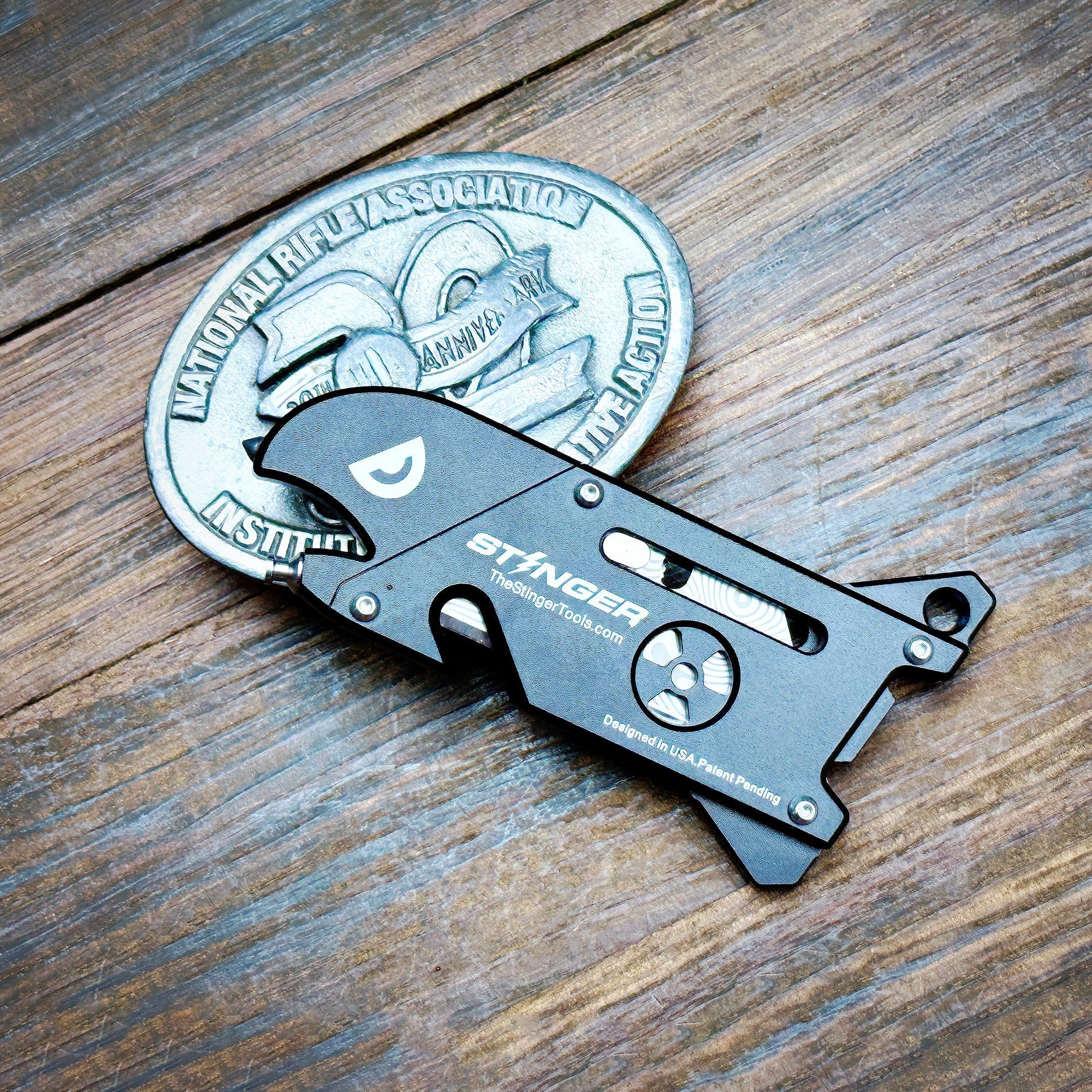 Stinger EDC Tool, Keychain Utility - Matte Black - Image 2