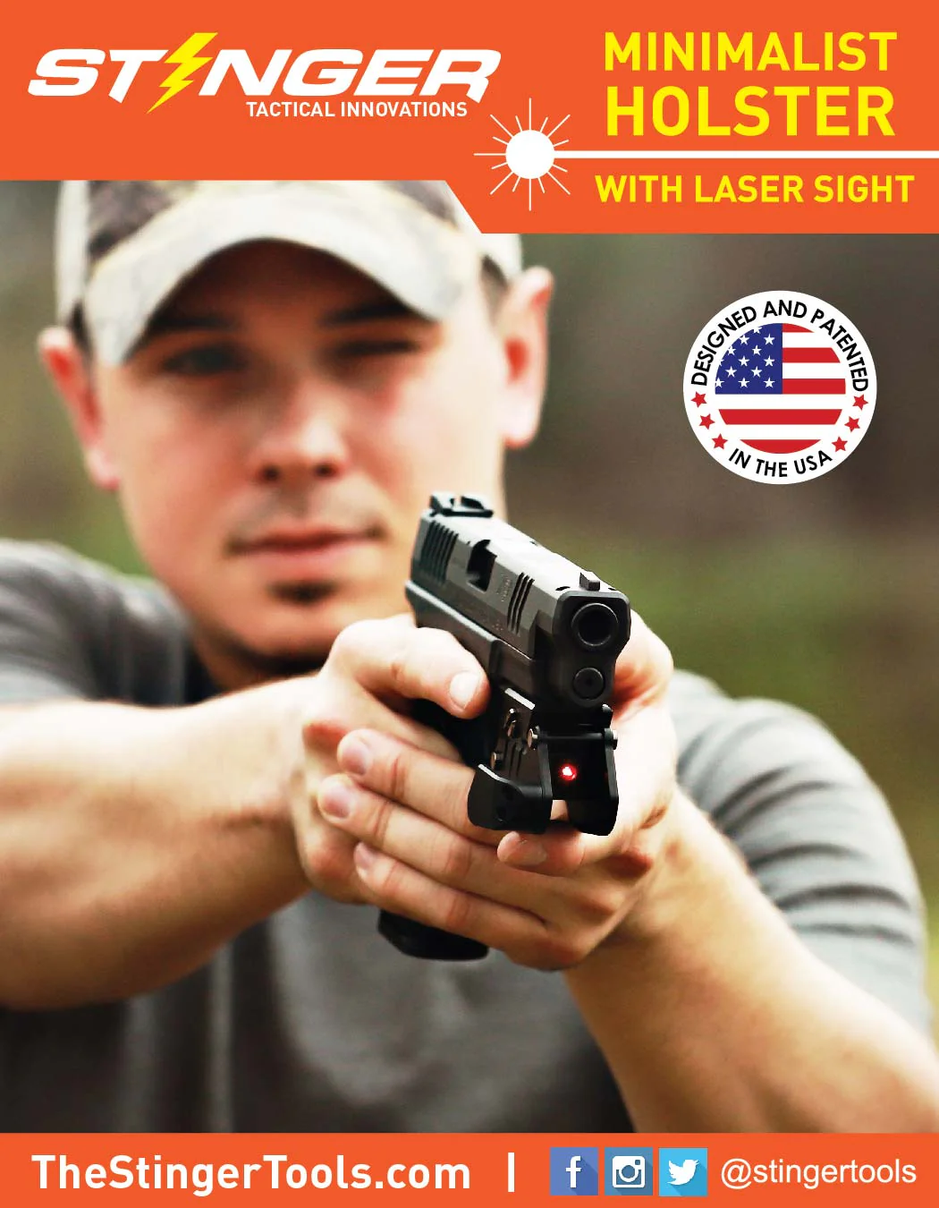 Stinger HL-1 Concealment Red Laser Sight System: Trigger Guard Protection, Minimalist Carry Holster (Aluminum Body) - Image 12