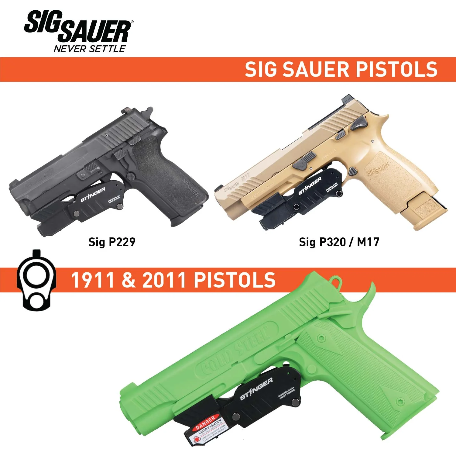 Stinger HL-1 Concealment Red Laser Sight System: Trigger Guard Protection, Minimalist Carry Holster (Aluminum Body) - Image 19