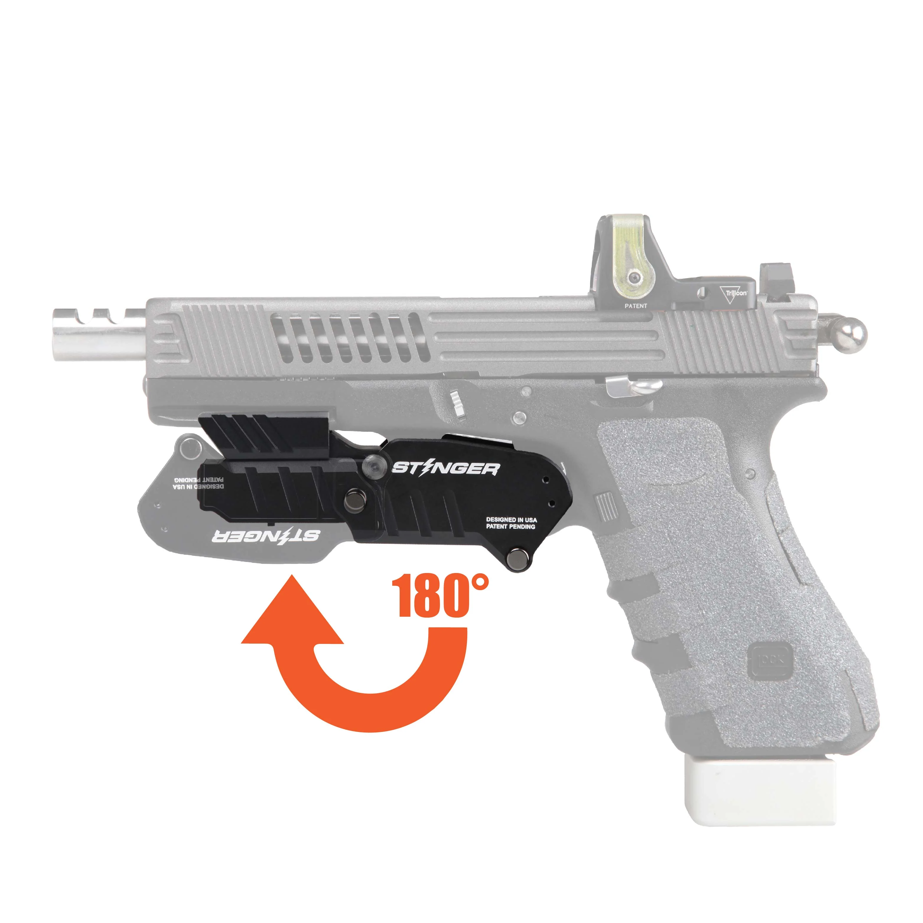 Stinger HL-1L Concealment Laser Sight System: Trigger Guard Protection, Minimalist Carry Holster (HDPE Body) - Image 2