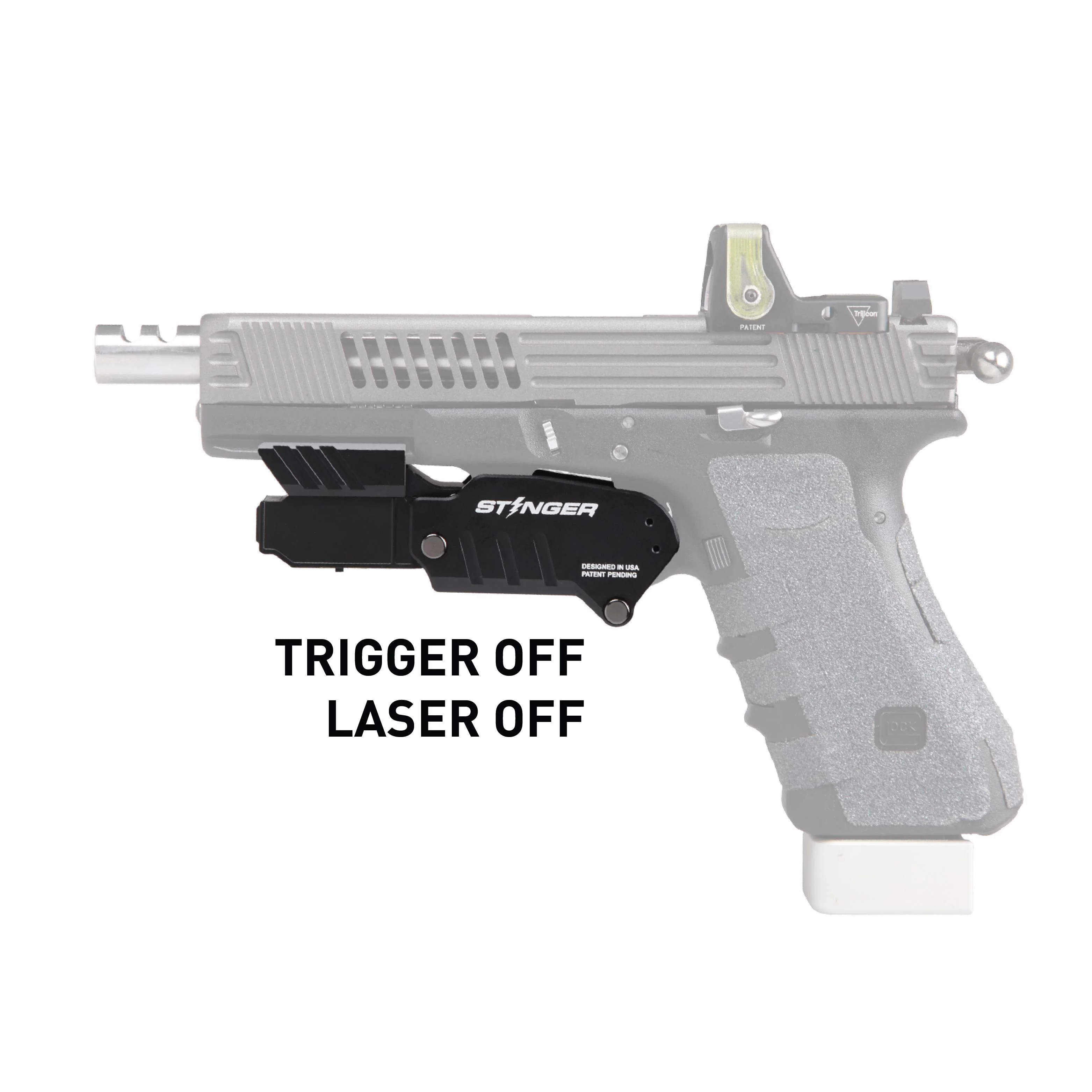 Stinger HL-G Concealment Laser Sight System: Trigger Guard Protection, Minimalist Carry Holster (Rechargeable GREEN Laser - Aluminum Body) - Image 4
