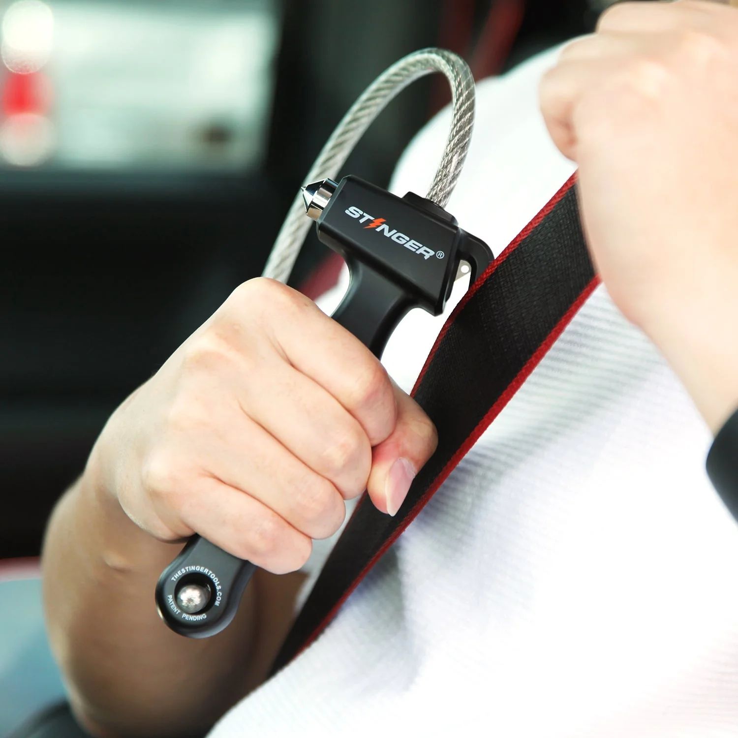 Stinger Life-Saving Whip Car Emergency Tools (Black) - Image 4