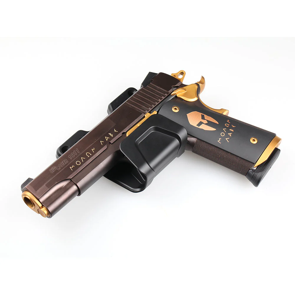 Stinger Magnetic Gun Mount w/ Safety Trigger Guard Protection, w/ Sticky Pad Non-Drill Solution (Black 2-Pack) - Image 17