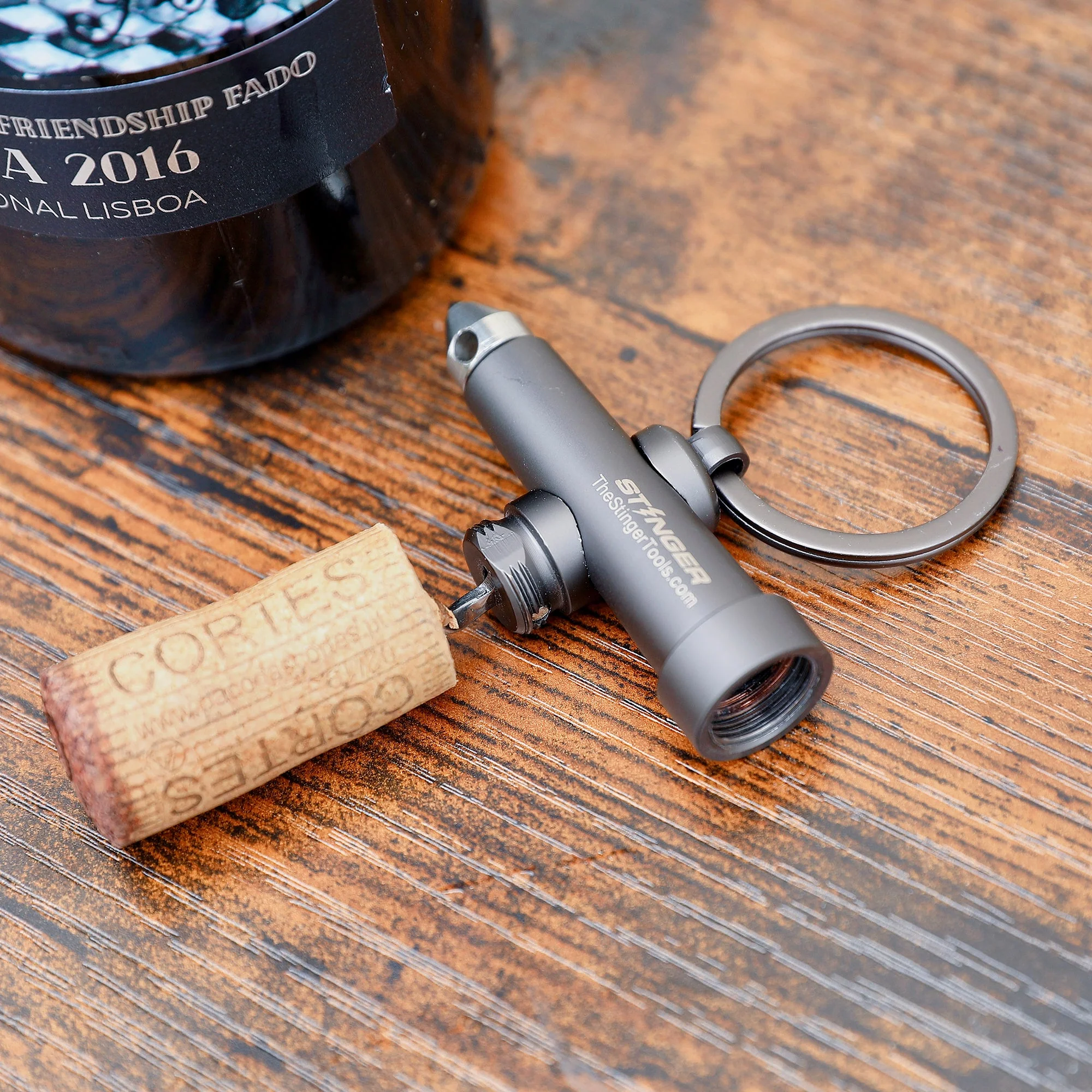 Stinger Multi-Tool Keyring with Glass Breaker Bottle Opener - Image 2