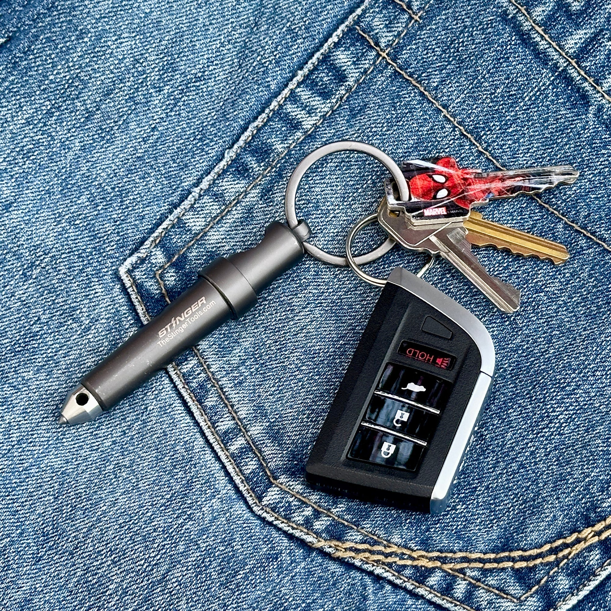 Stinger Multi-Tool Keyring with Glass Breaker Bottle Opener - Image 9