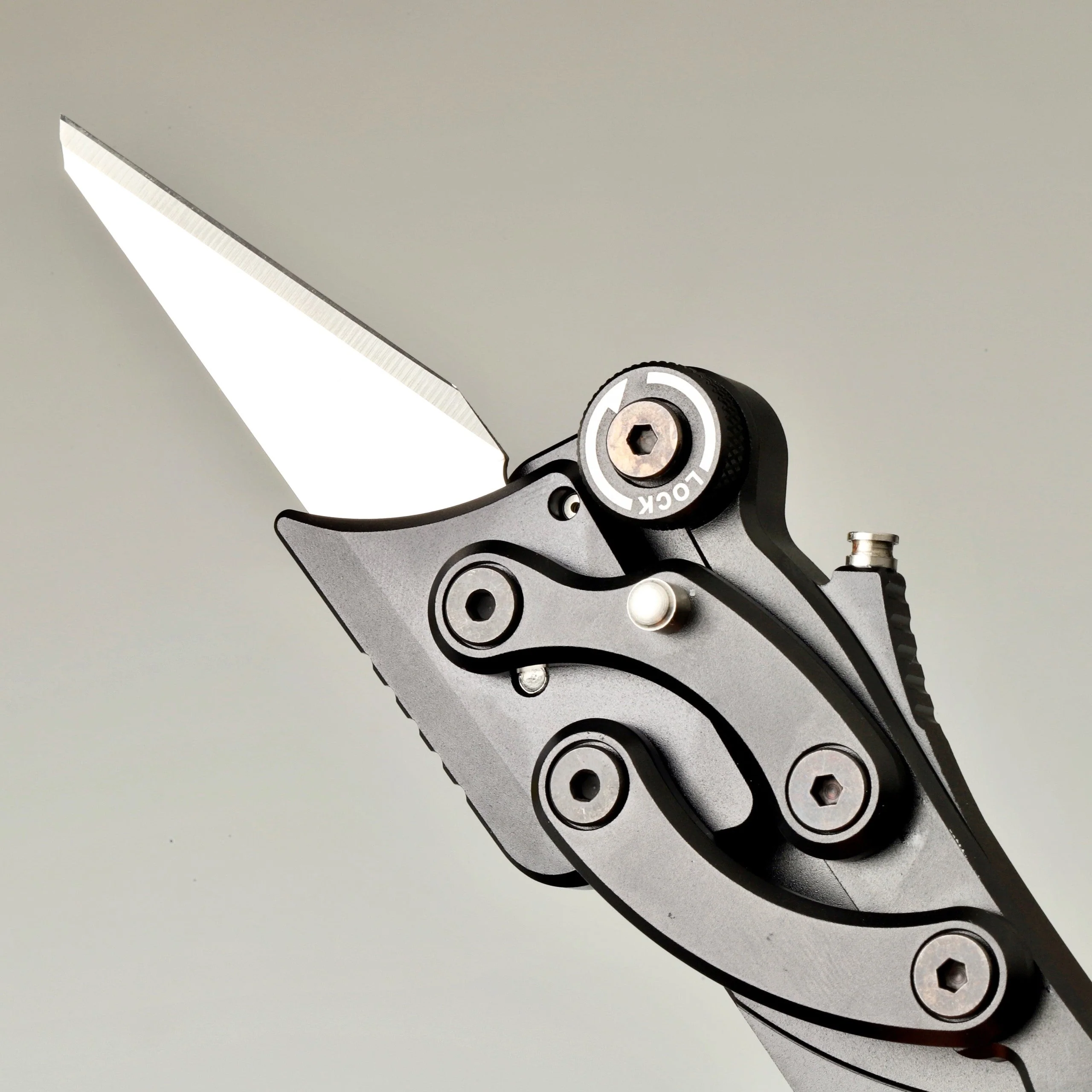 Stinger Olfa Evolution Edge with Leather Pouch, Folding Pocket Utility - Matte Black - Image 10