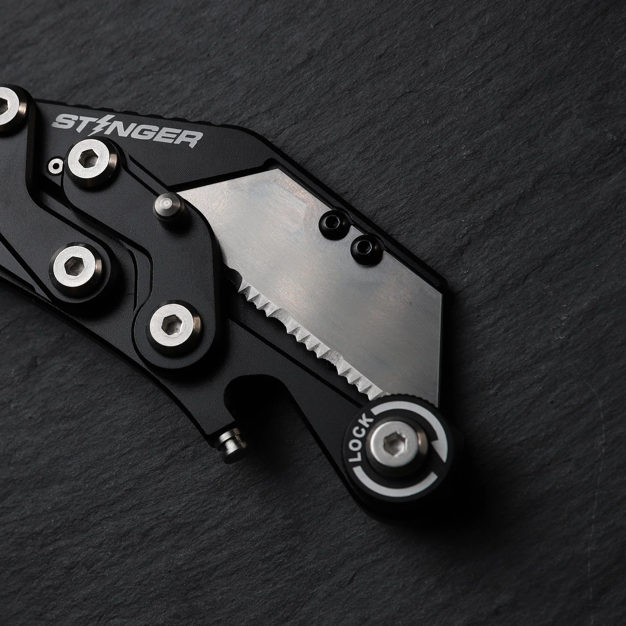 Stinger P01 Partially Serrated Utility Blade Replacement (6 pcs) - Image 5