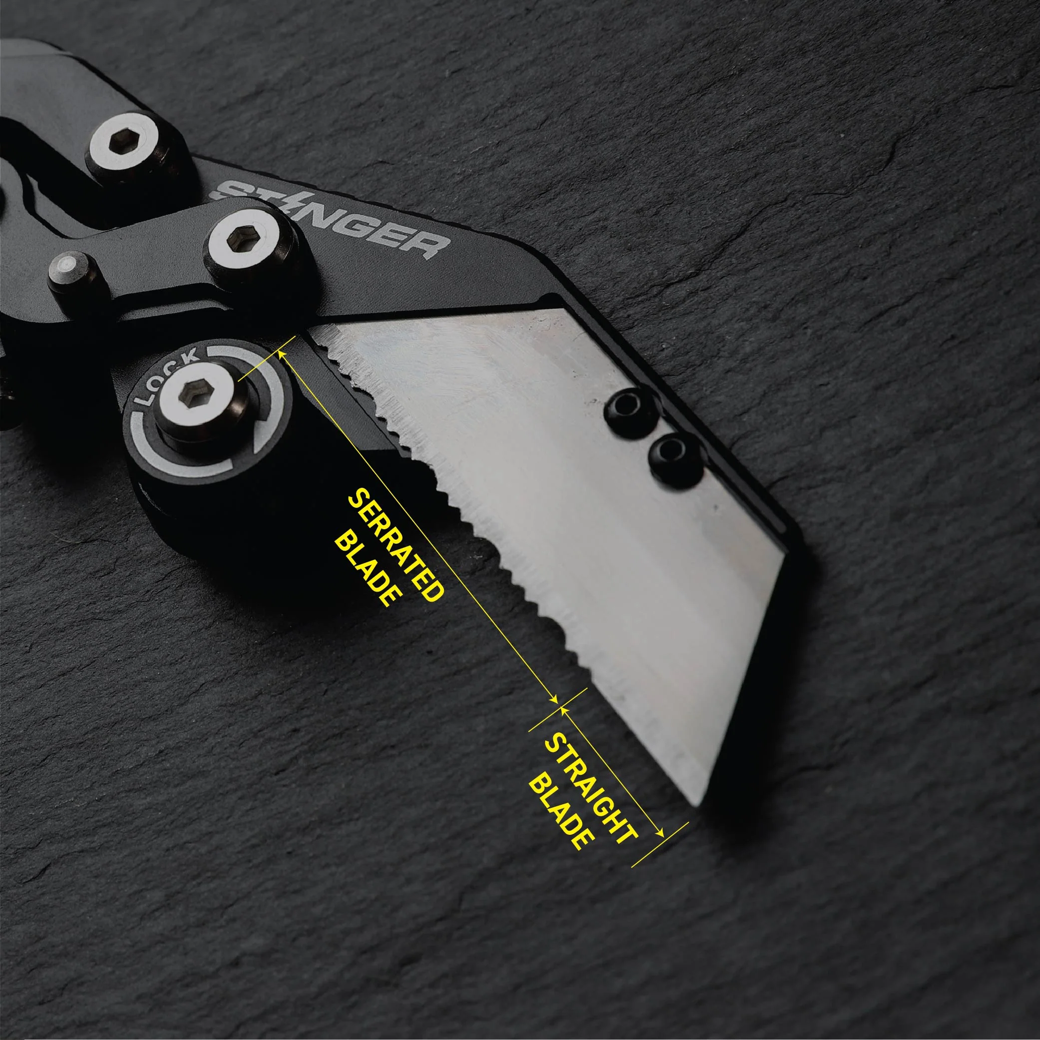 Stinger P01 Partially Serrated Utility Blade Replacement (30 pcs) - Image 4