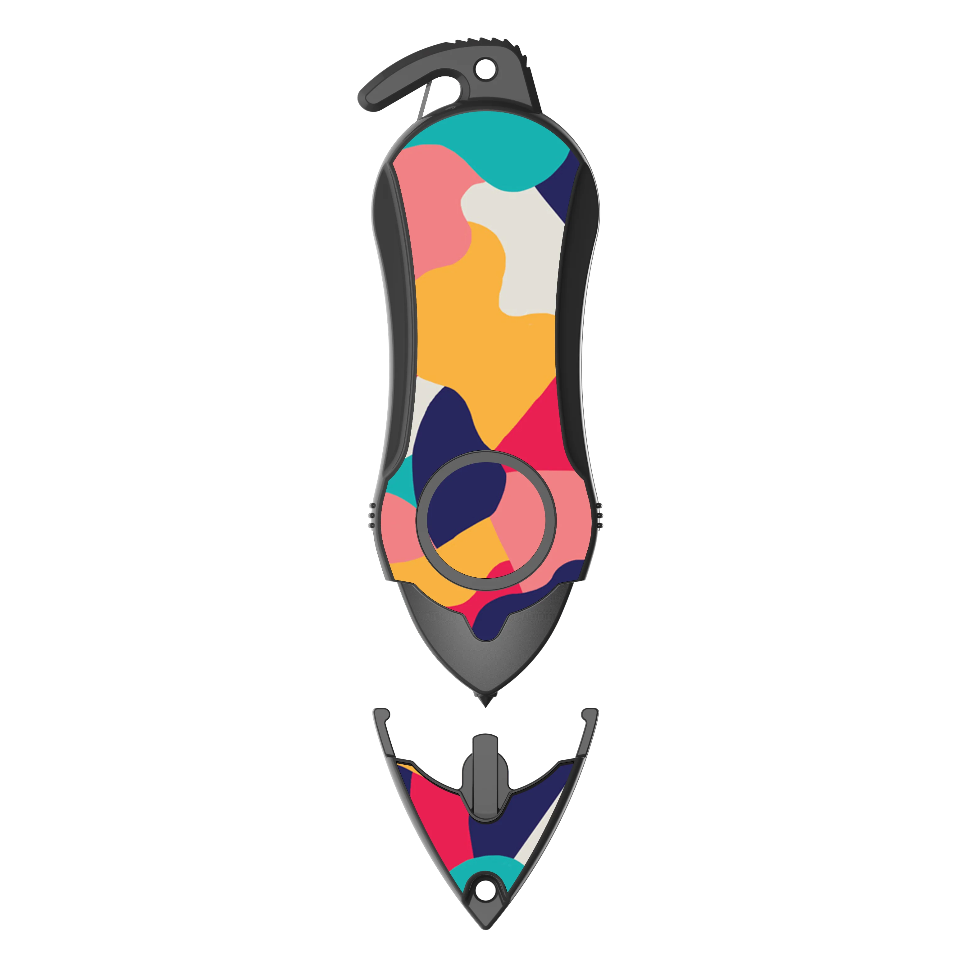 Stinger Personal Safety Alarm Keychain Emergency Tool: Siren Alarm, Seat Belt Cutter, Glass Breaker (Colorful) - Image 3