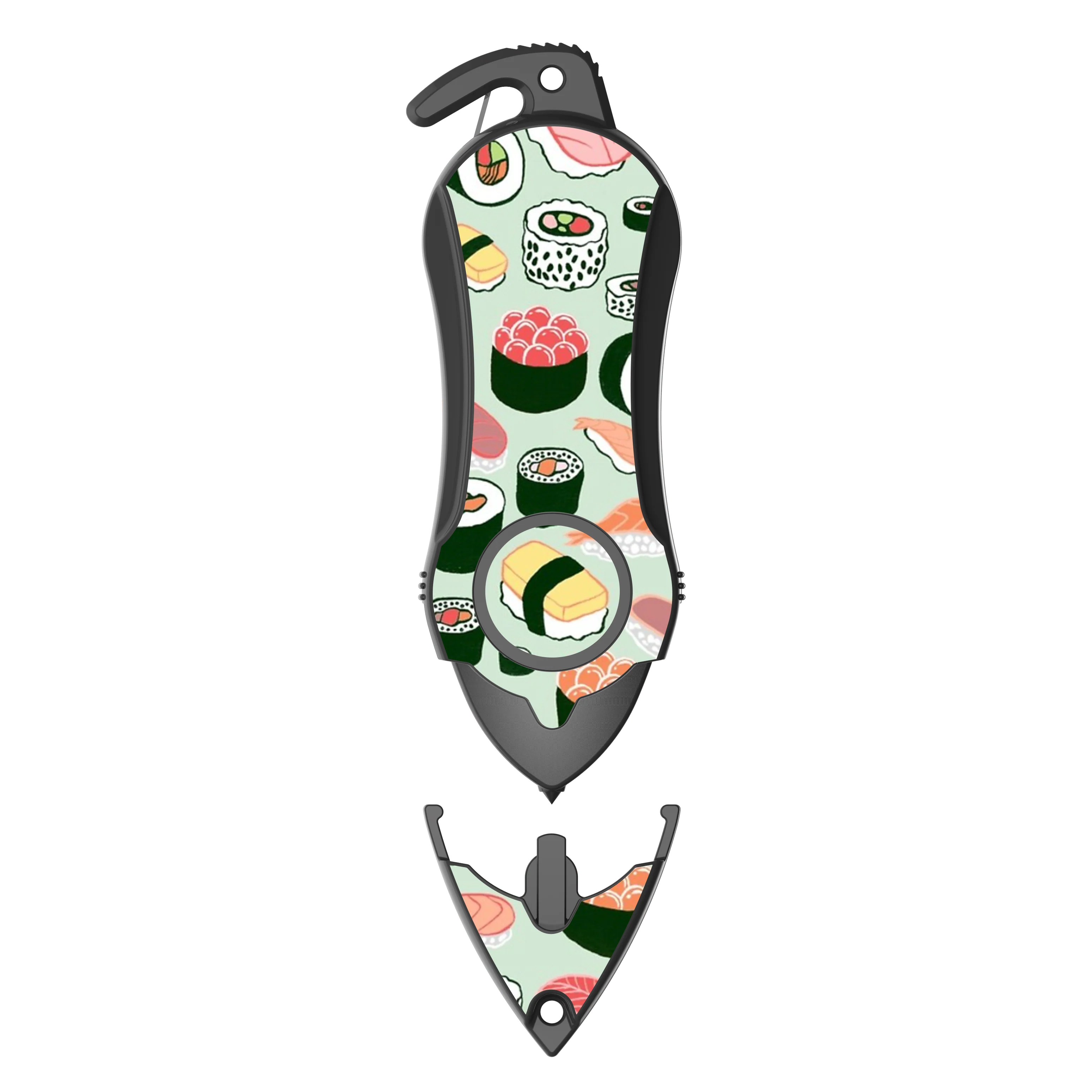 Stinger Personal Safety Alarm Keychain Emergency Tool: Siren Alarm, Seat Belt Cutter, Glass Breaker (Sushi) - Image 3