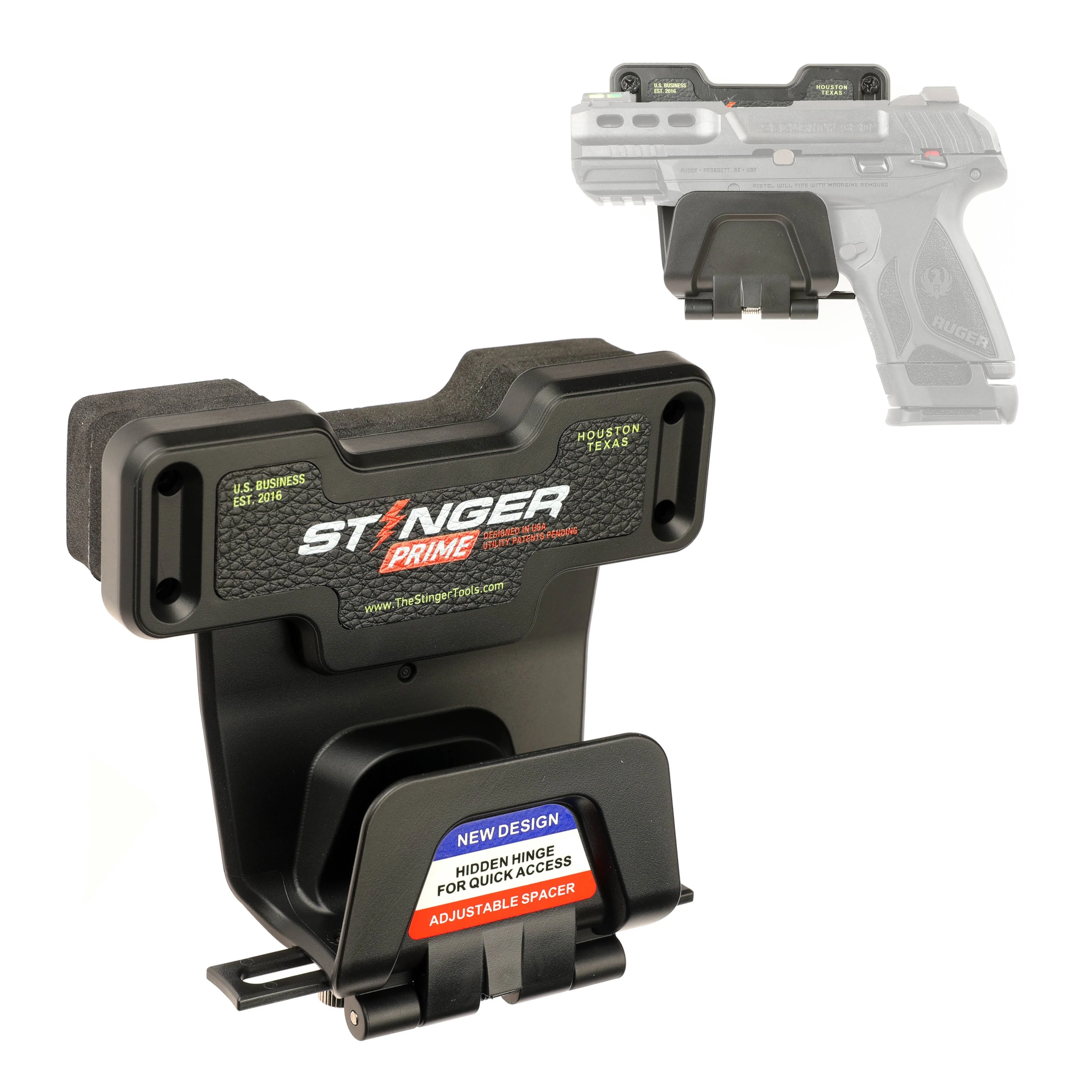 Stinger Prime Magnetic Gun Mount (MP) w/ Safety Trigger Guard Protection - Image 12