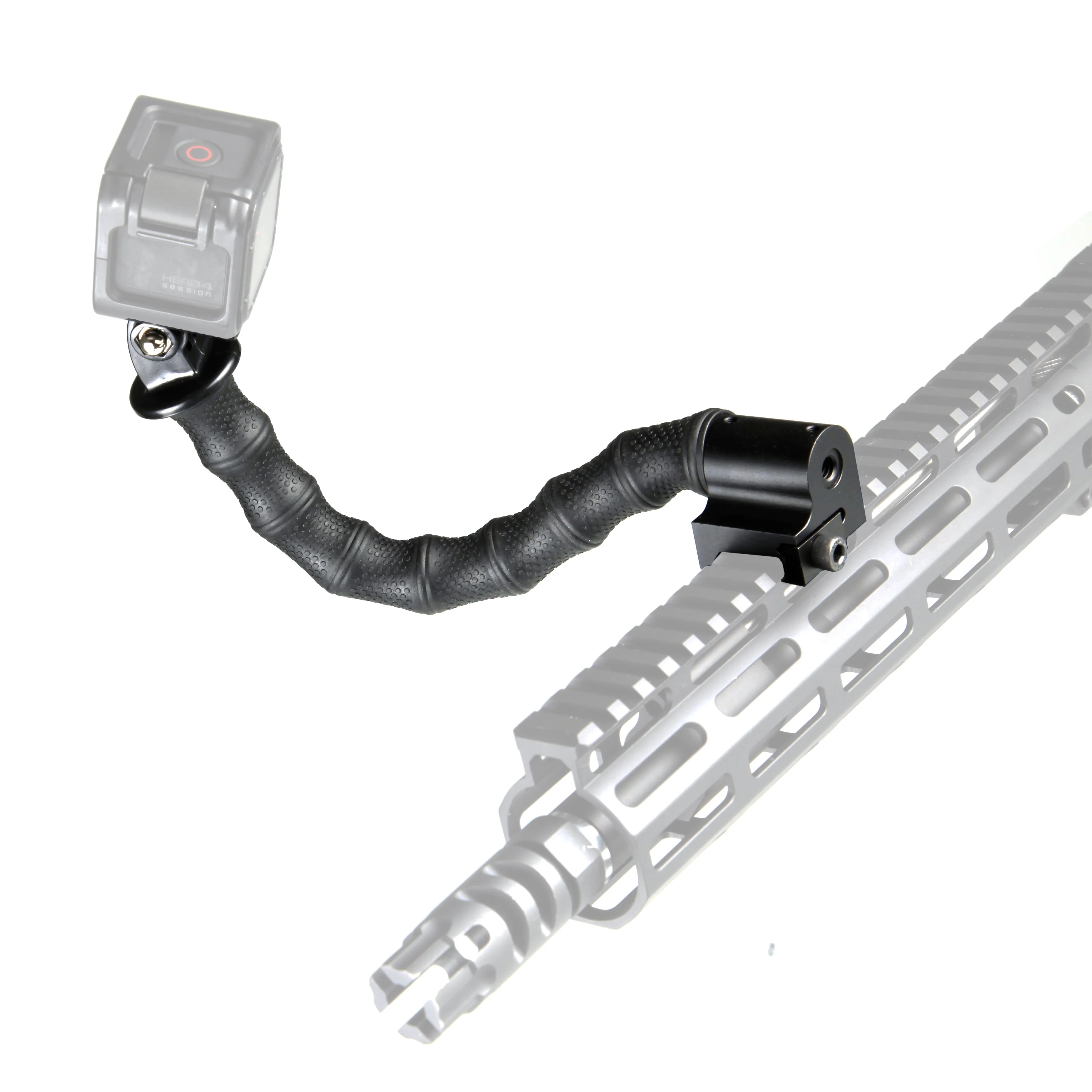 Stinger Python Action Camera Flexible Arm and Rail Mount For Picatinny and Weaver Rail System - Image 3