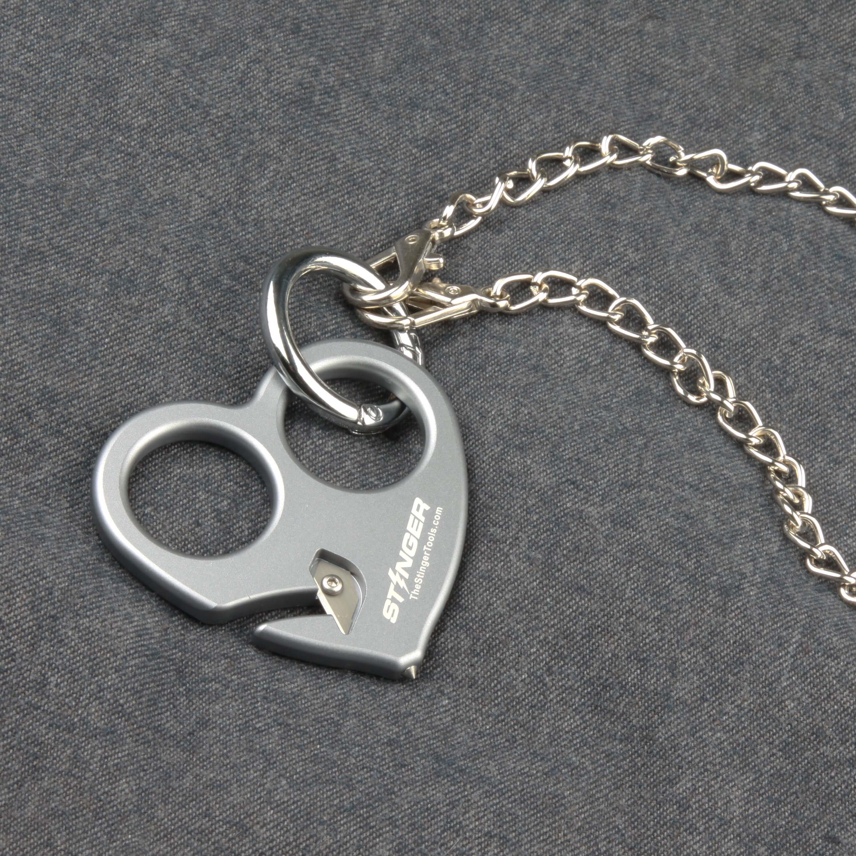 Stinger Sweetheart Self-Defense Keychain, Mini EDC Emergency Tool, Glass Breaker, Seatbelt Cutter, Car Rearview Mirror Pendant Décor - Image 9