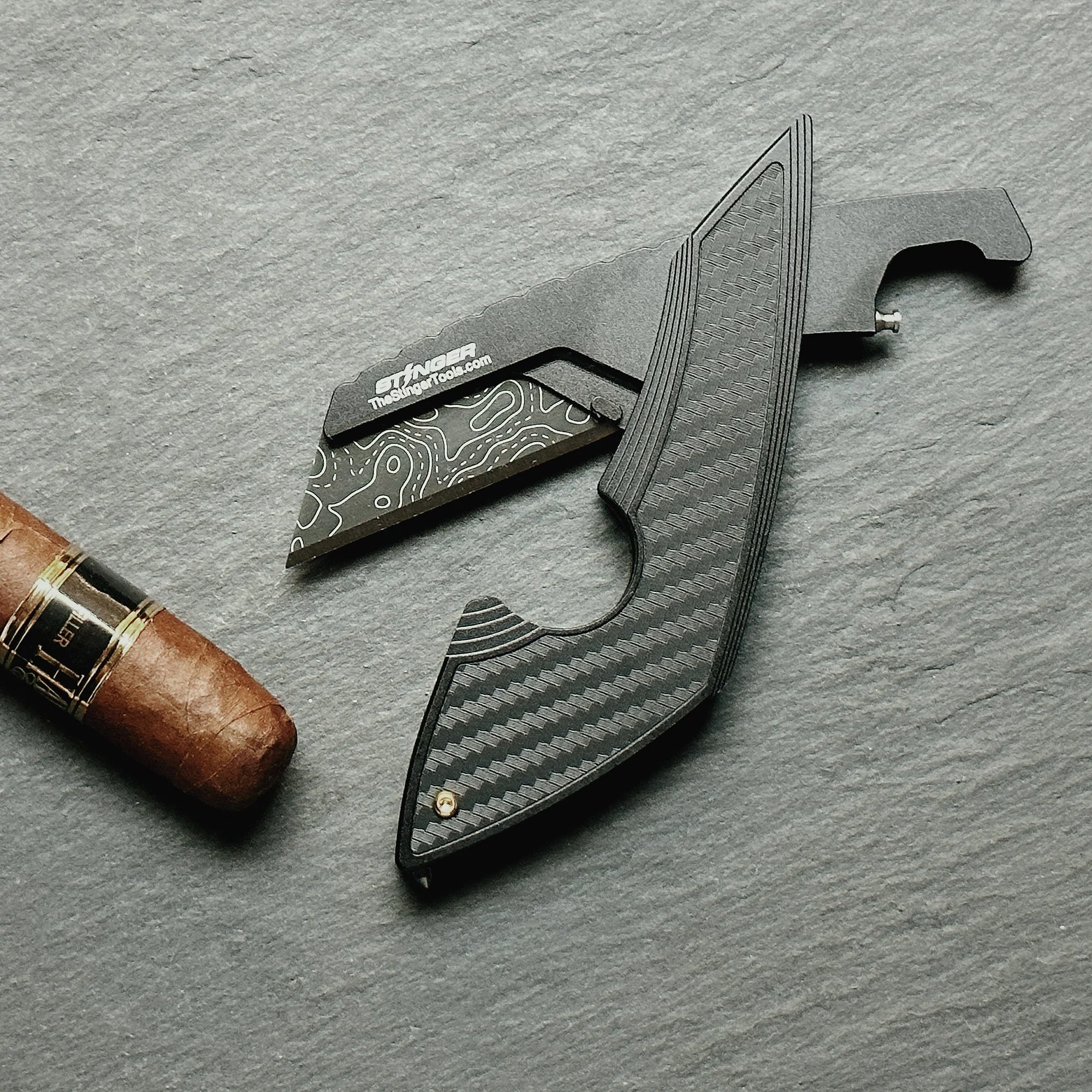 Stinger Topographic Utility Tool / Cigar Trimmer - Image 2