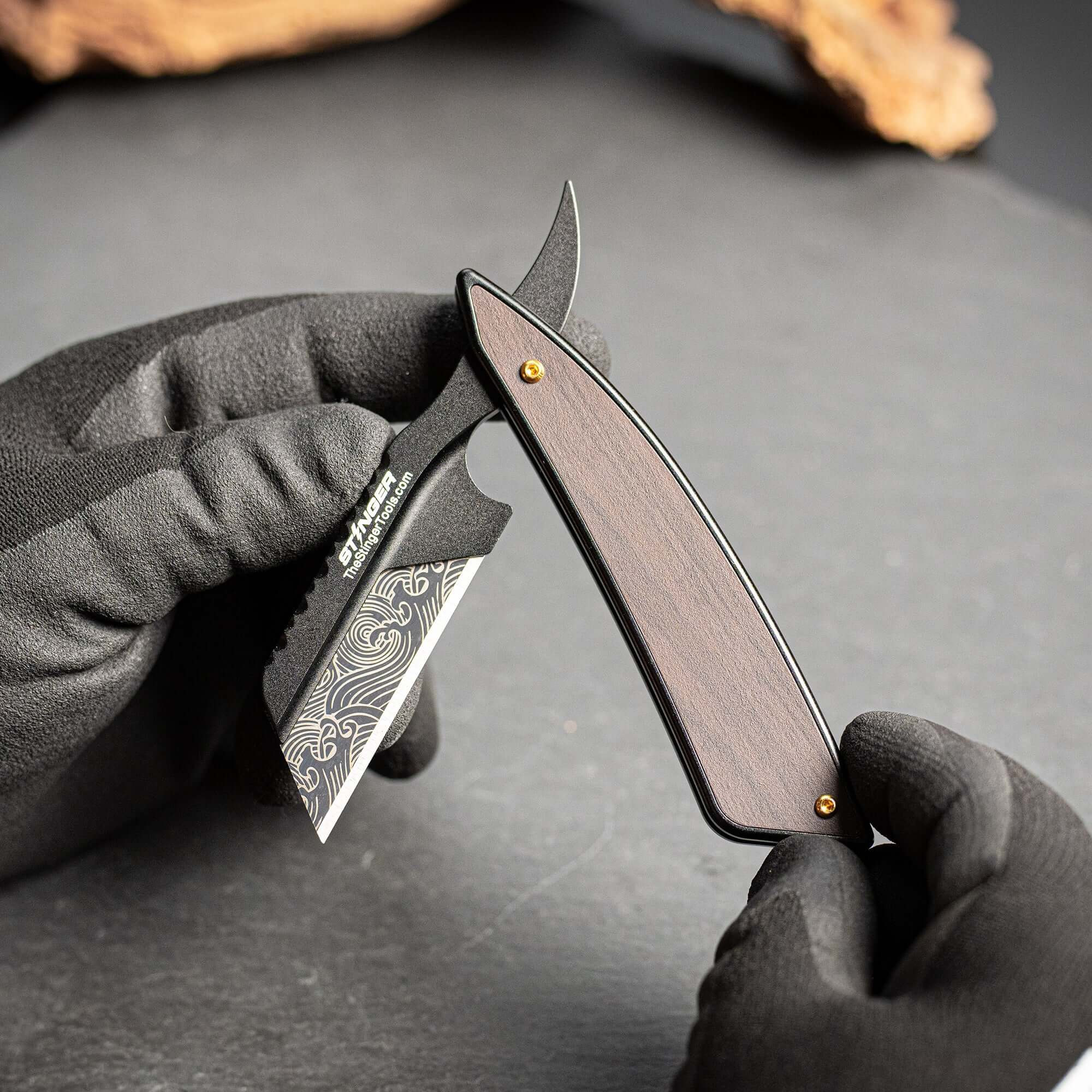Stinger Vintage Straight Razor Style Utility Blade - Image 4