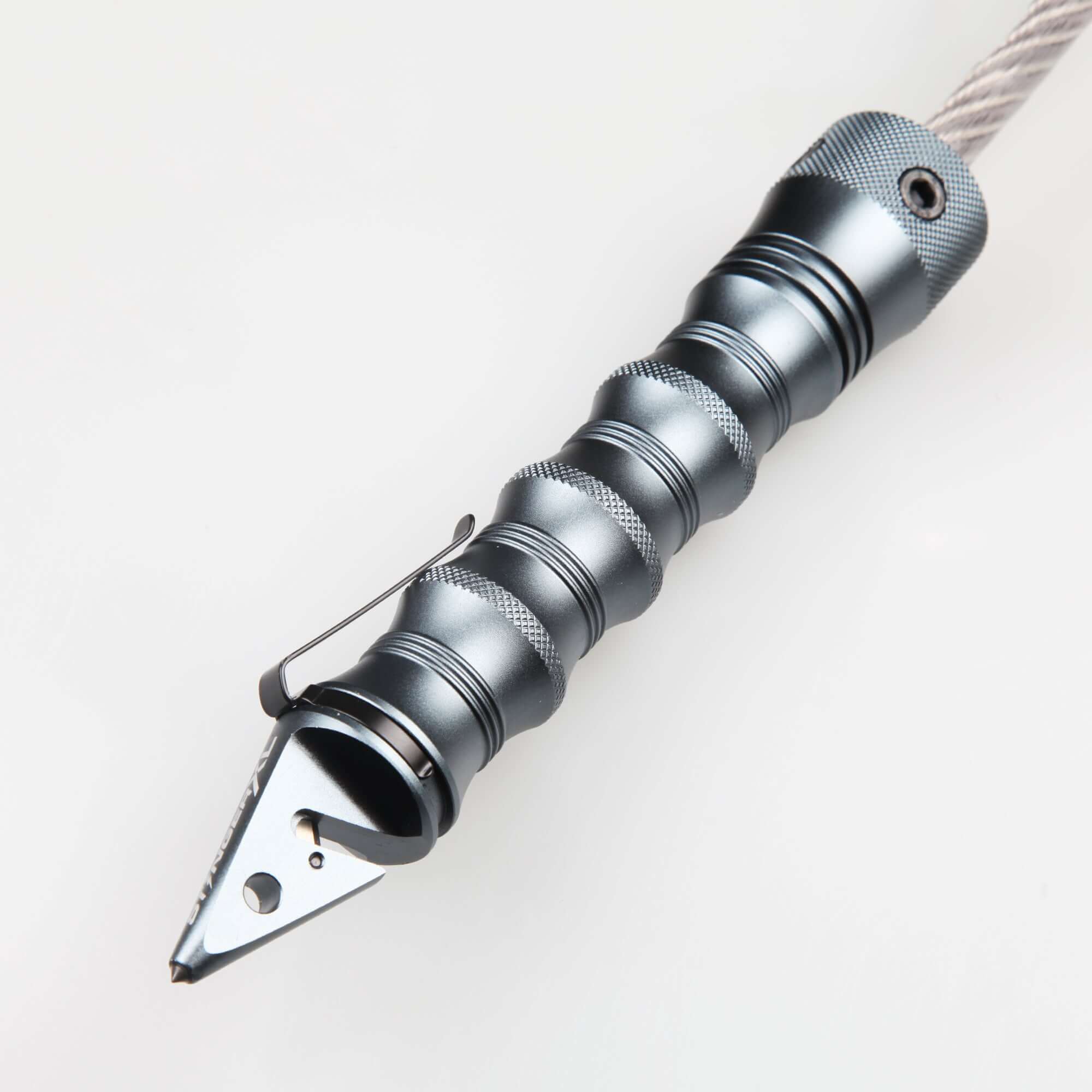 Stinger Whip Car Emergency Tool with Seat Belt Cutter and Window Breaker (XL Gatekeeper Edition, Tungsten Grey) - Image 14