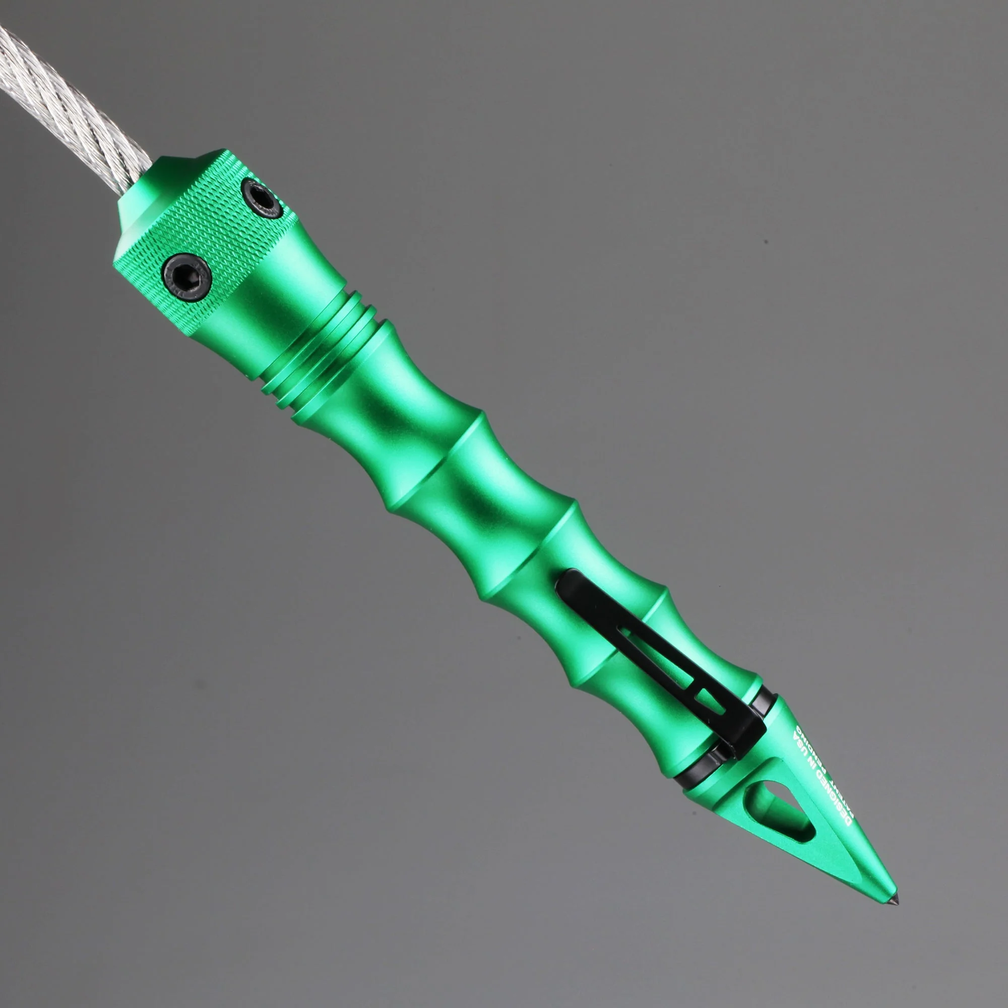 Stinger Whip Car Emergency Tool with Window Breaker (Midnight Green) - Image 9
