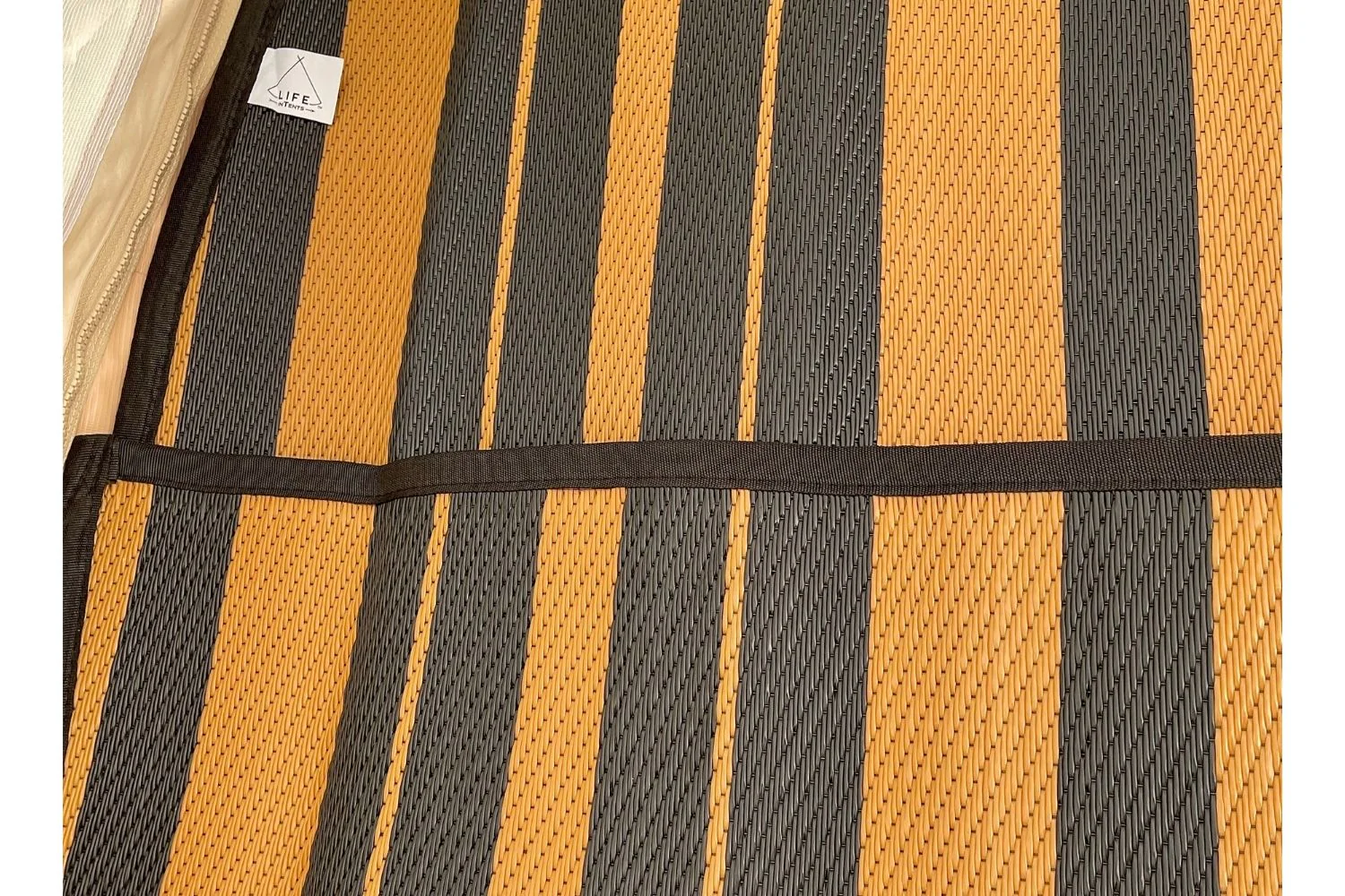 Striped Bell Tent Floor Matting Cover | 16' (5M) - Image 7