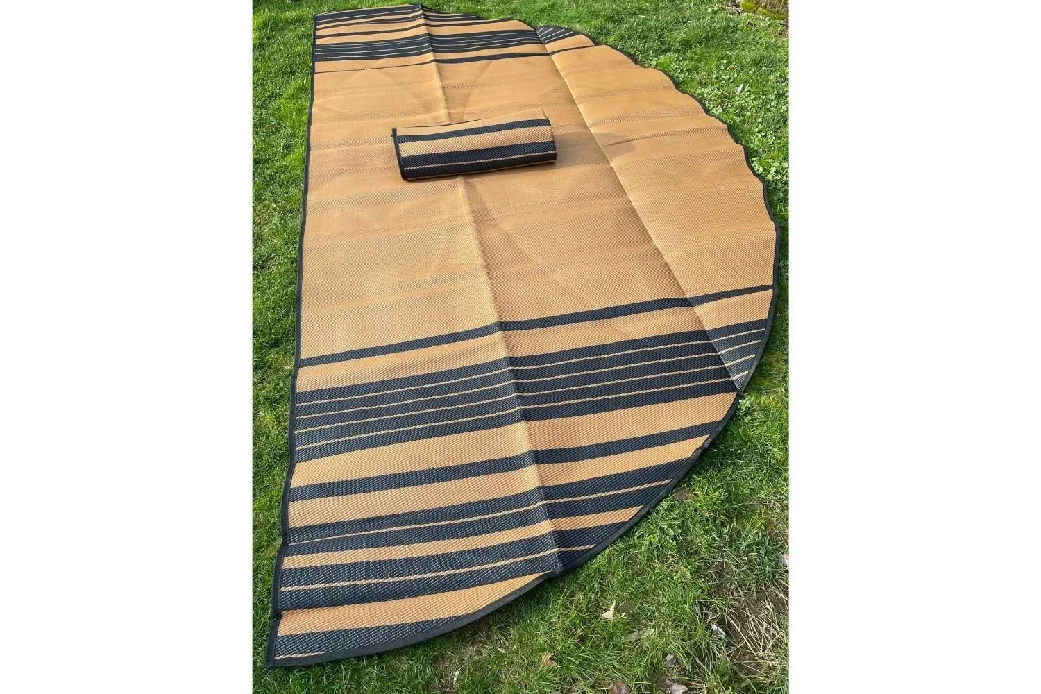 Striped Bell Tent Floor Matting Cover | 20' (6M) Size - Image 4