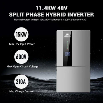 SunGold 11.4KW Split Phase Hybrid Inverter - Image 2