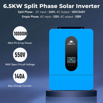 SunGold 6.5KW 48V Split Phase Solar Inverter - Image 2