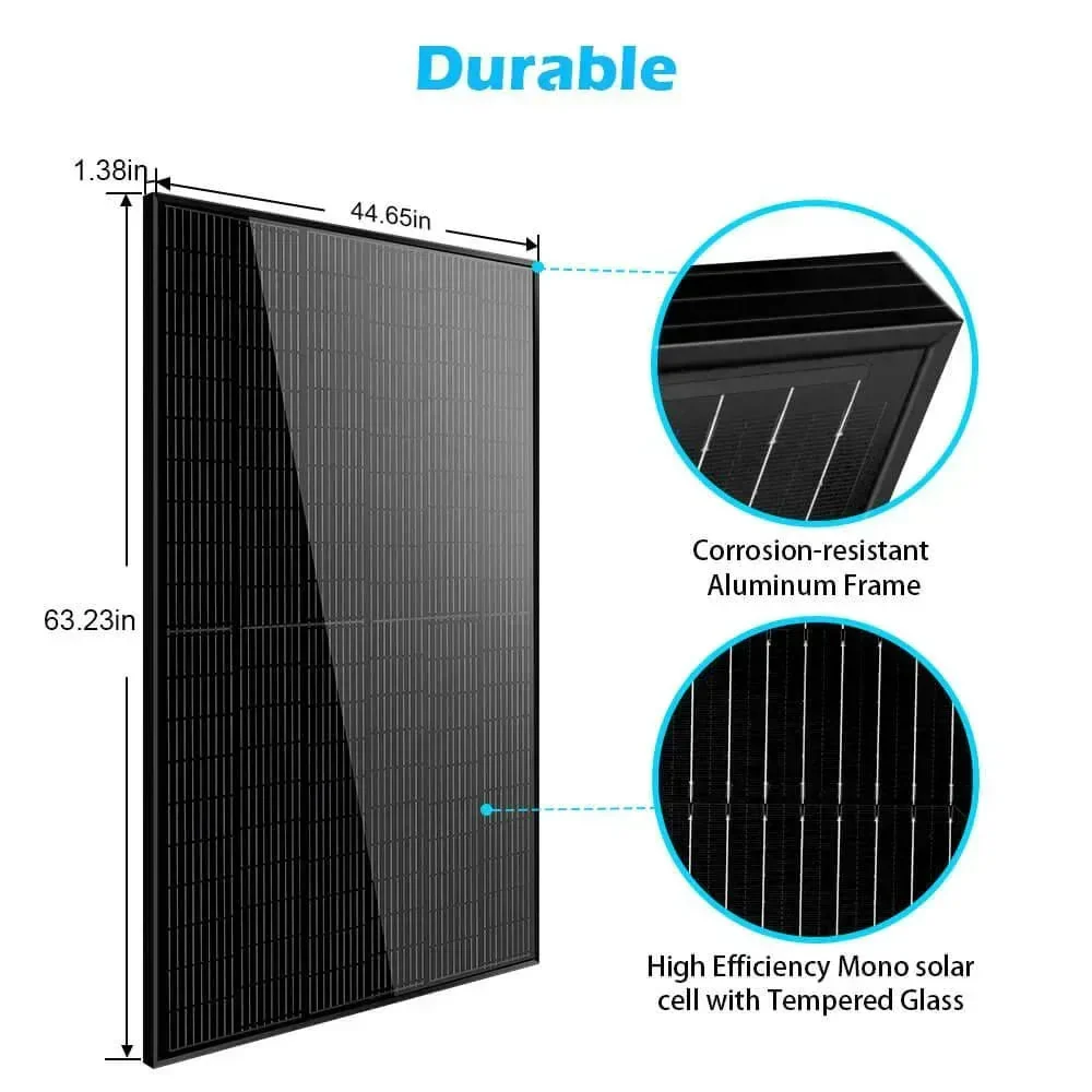 Sungold Power 370W Mono Black PERC Solar Panel - Image 3