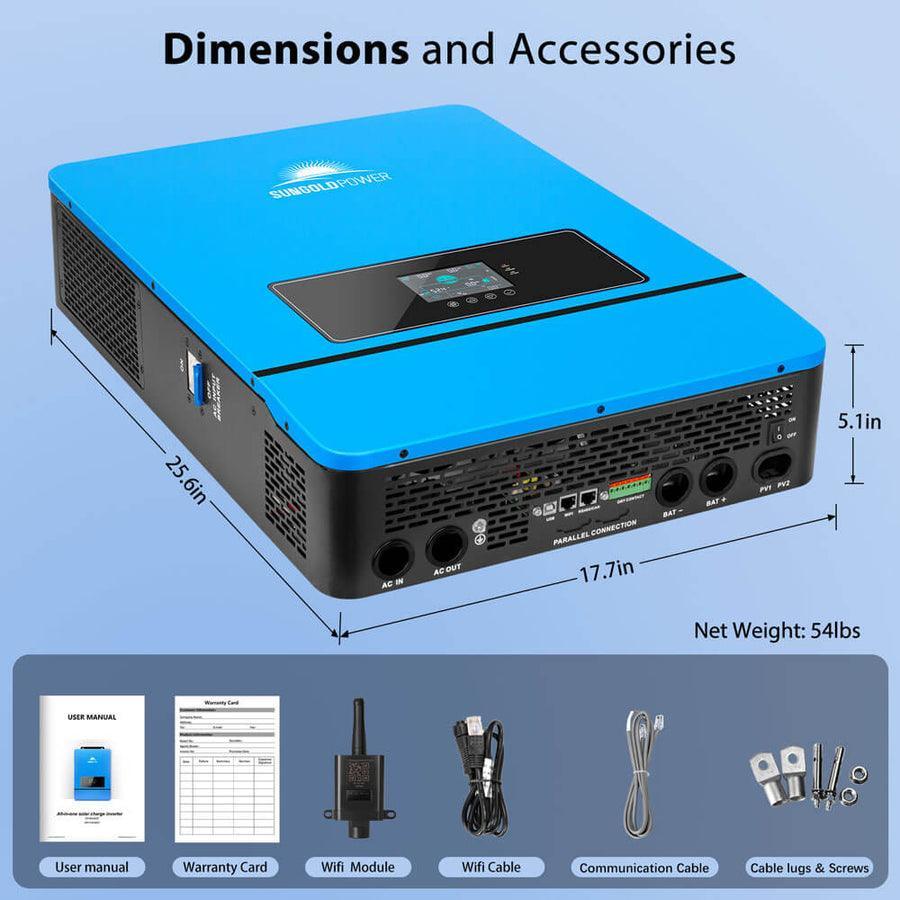 Sungold Power 8KW 48V Split Phase Solar Inverter - Image 5
