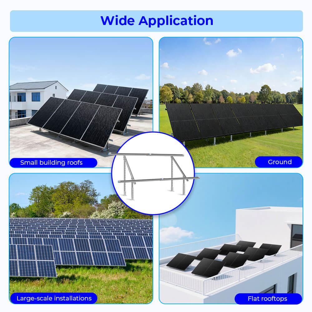 Sungold Power Modular & Expandable Ground Mount Brackets for 2× 400W–590W Solar Panels - Image 7