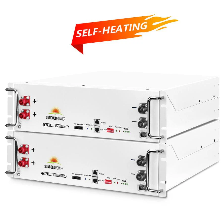 Sungold Power SERVER RACK 48V 100AH lithium battery self-heating - Image 5