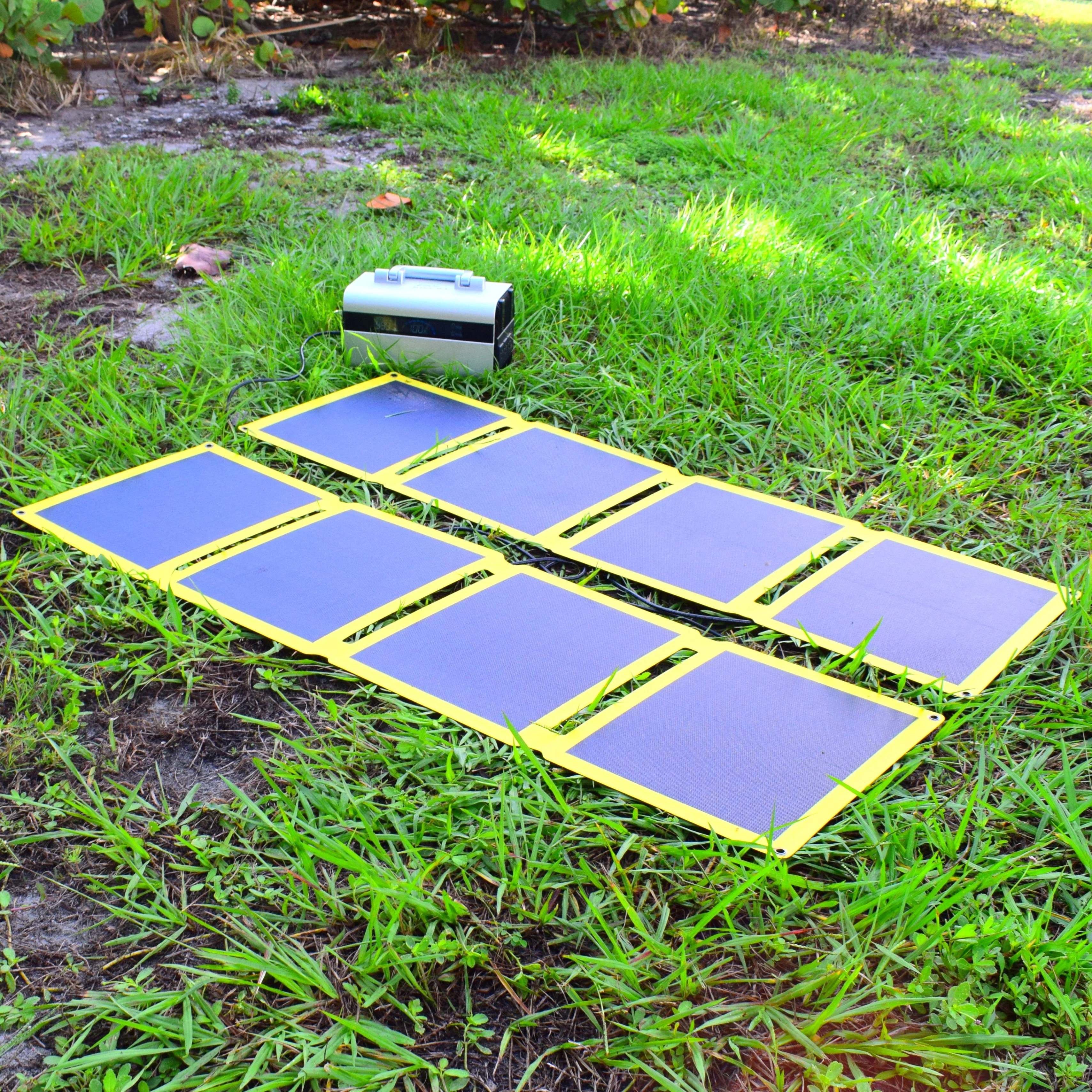 SunJack 120 Watt Solar Kit - Includes Two 60 Watt Foldable Solar Panels with Parallel Adapter Cable - Image 12