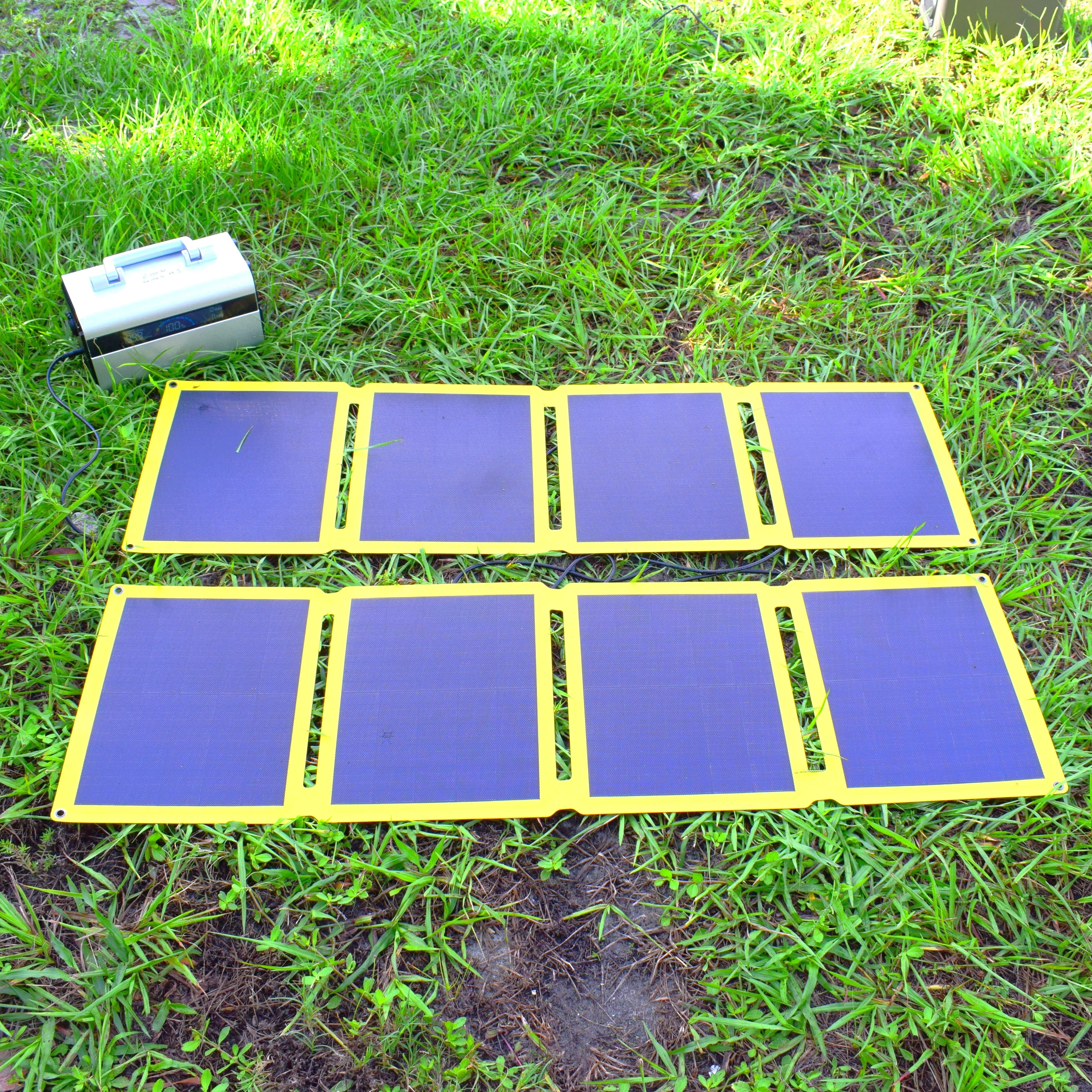 SunJack 120 Watt Solar Kit - Includes Two 60 Watt Foldable Solar Panels with Parallel Adapter Cable - Image 13