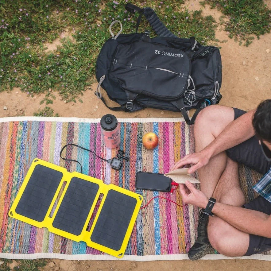 SunJack 15 Watt ETFE Foldable Portable Solar Panel Charger with 10000mAh Power Bank Battery - Image 20
