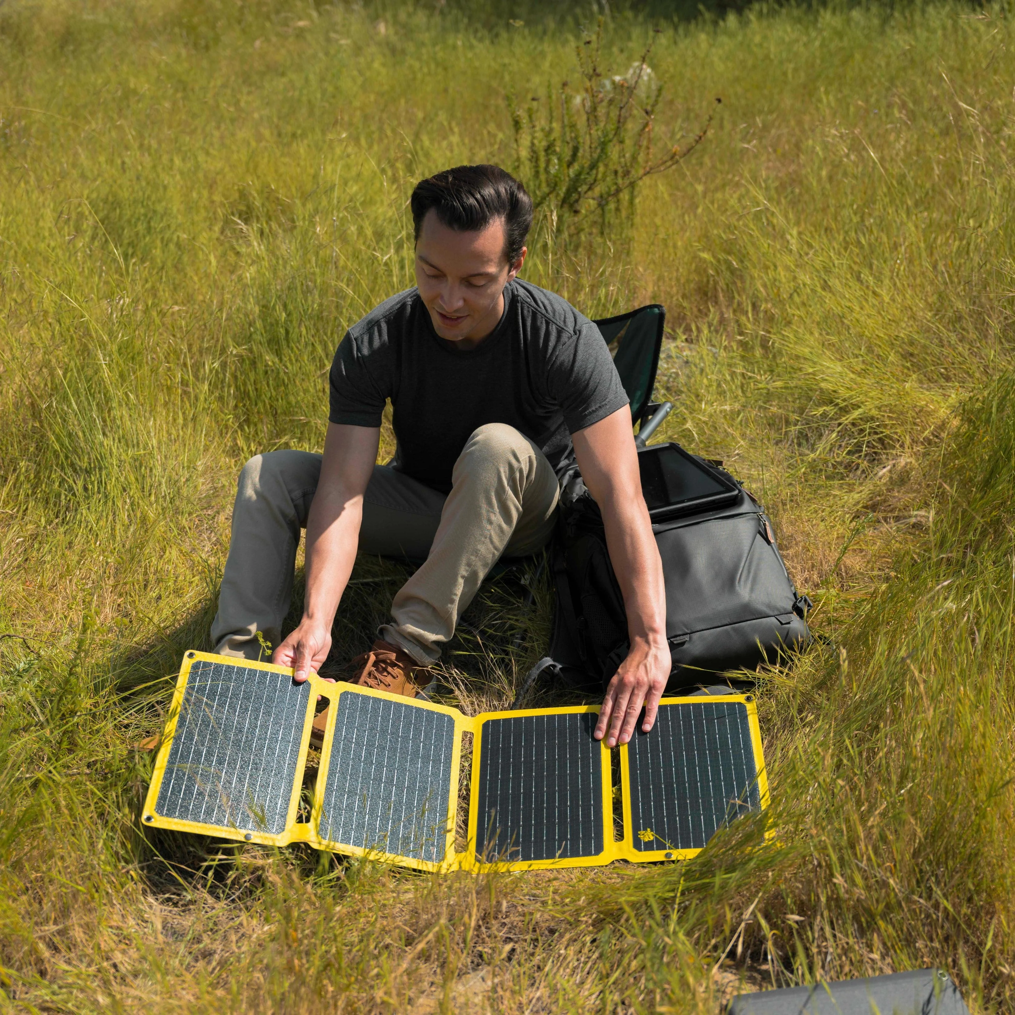 SunJack 40 Watt ETFE Foldable Portable Solar Panel Charger with Kickstands - Image 12
