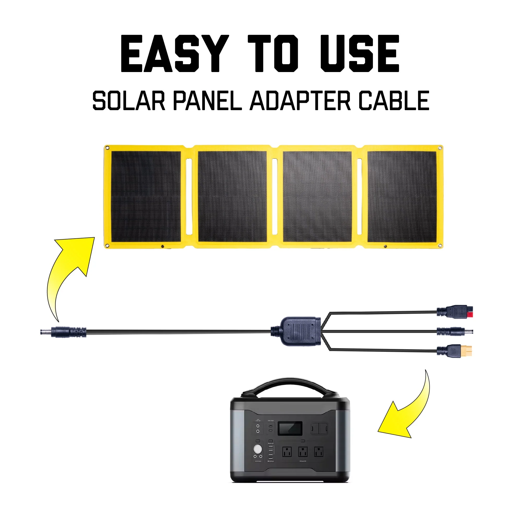 SunJack DC5521 Solar Panel Adapter Cable, 18AWG / 5ft - Image 6