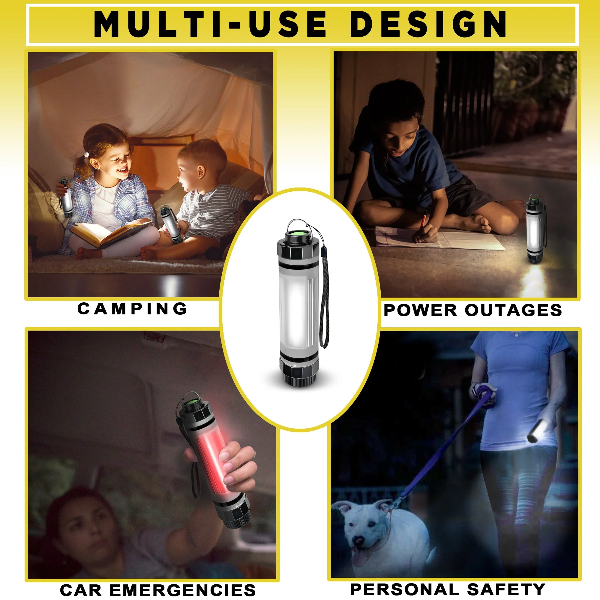 SunJack Waterproof LightStick Mini Camplight with Power Bank - Image 6