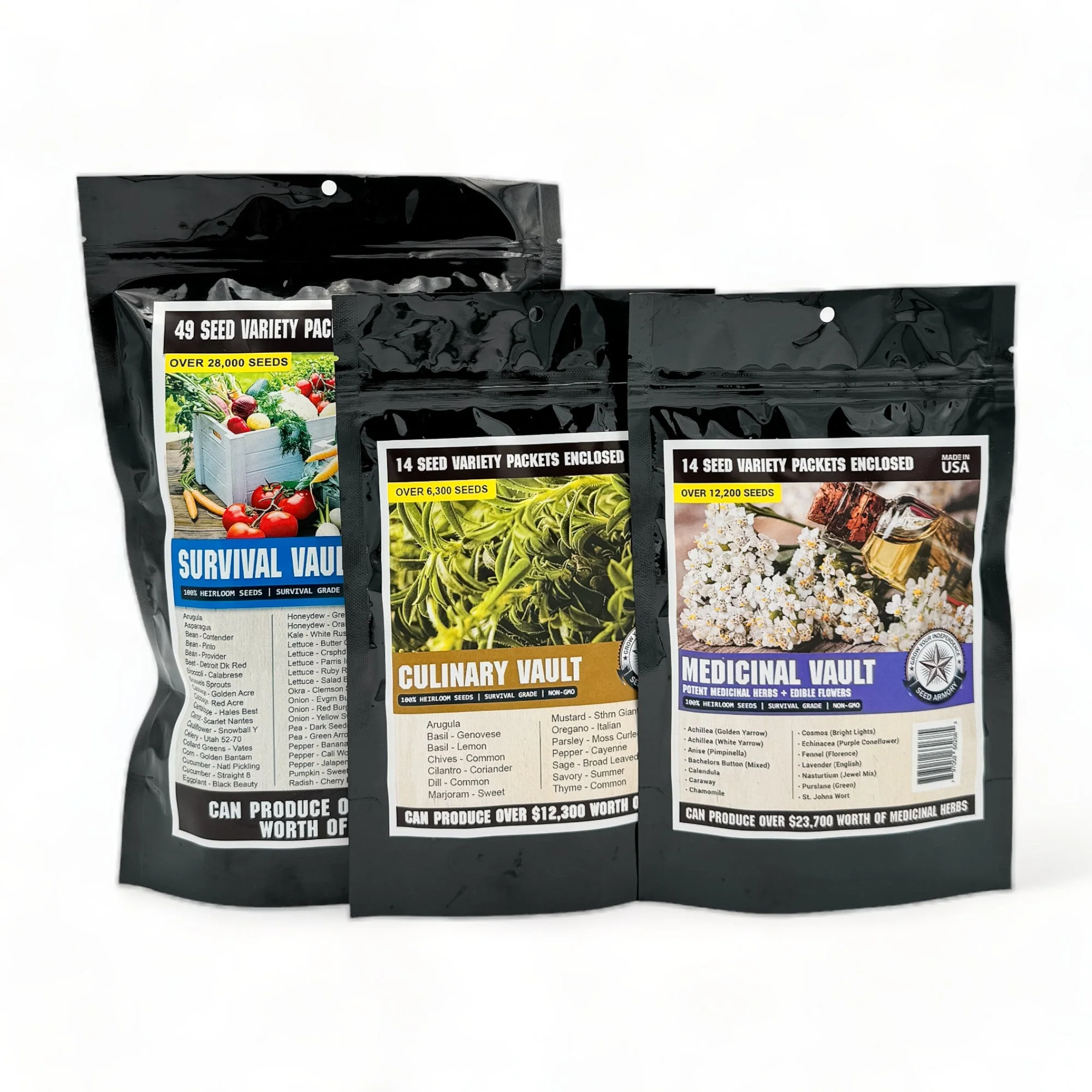 Survival Seed Vault Super Kit - 77 Varieties - Image 11