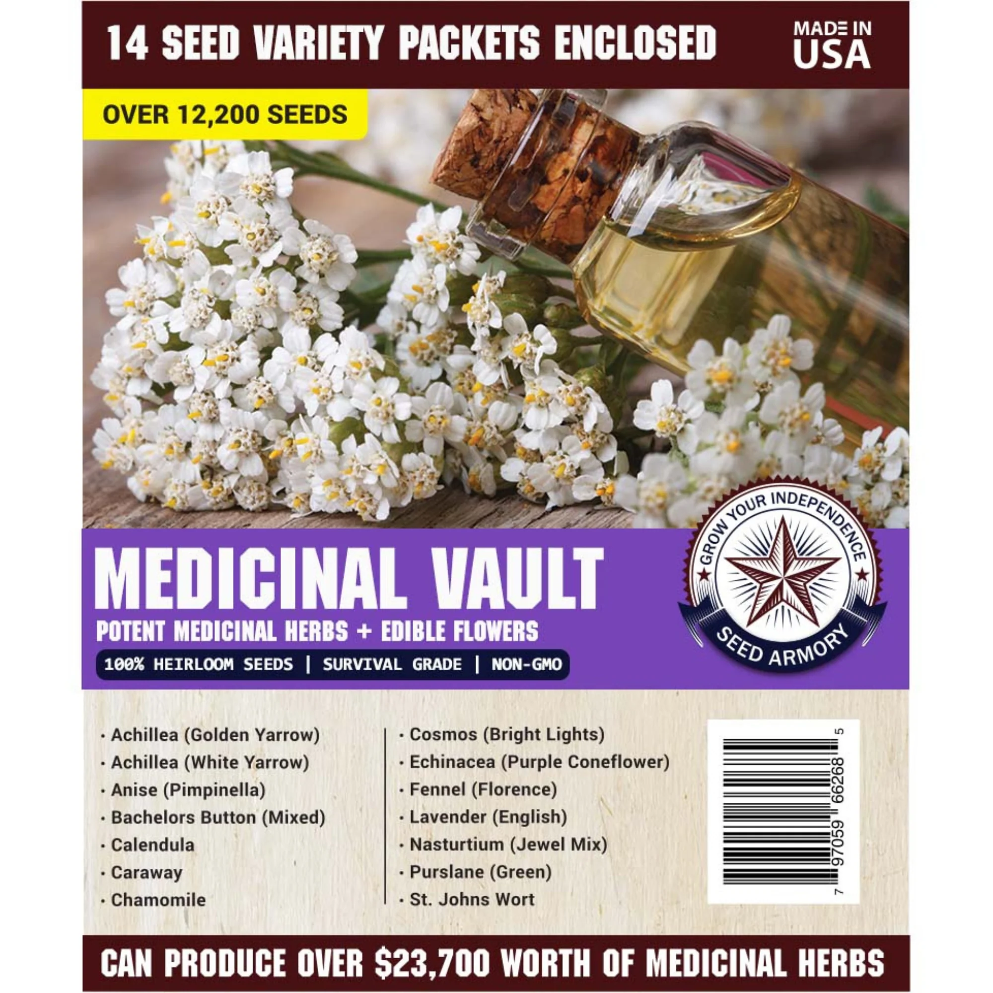 Survival Seed Vault Super Kit - 77 Varieties - Image 13