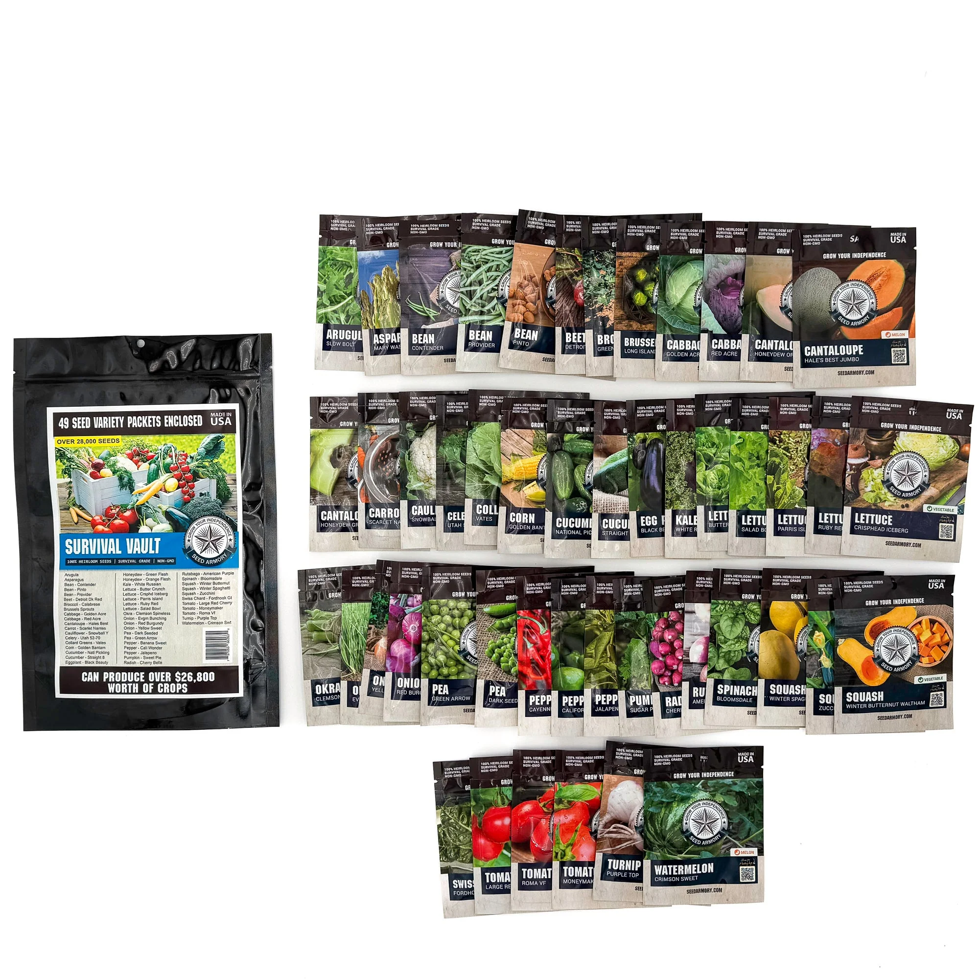 Survival Seed Vault Super Kit - 77 Varieties - Image 8
