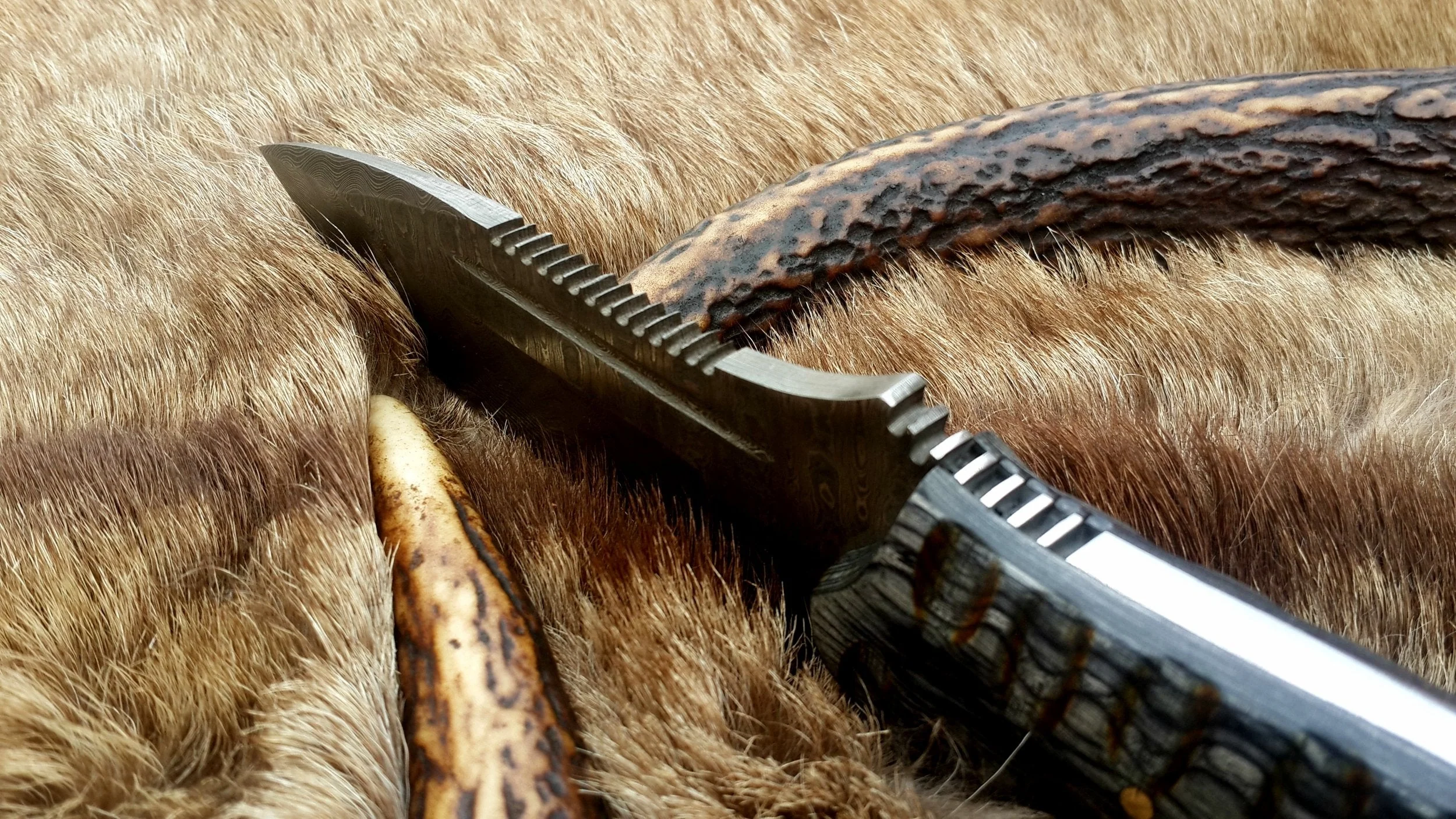 tactical Damascus knife - Image 4
