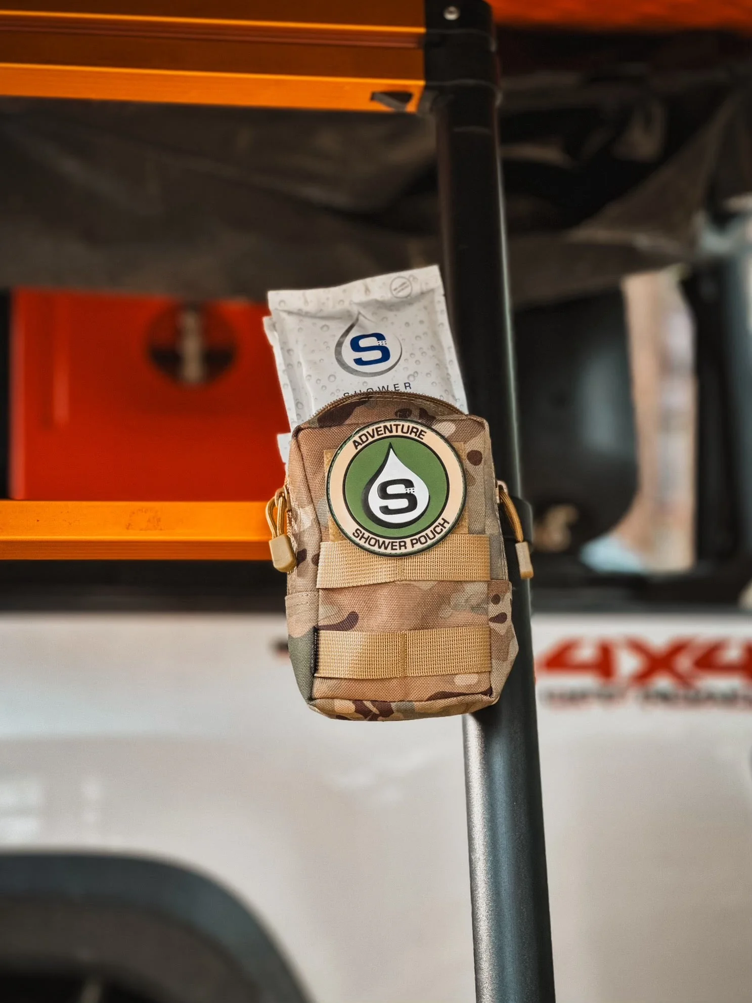 Tactical Molle Zipper Bag + Adventure Sampler Kit: 4 Shower Pouches, 1 Hand Sanitizer (80%), and 1 Deodorant - Image 10